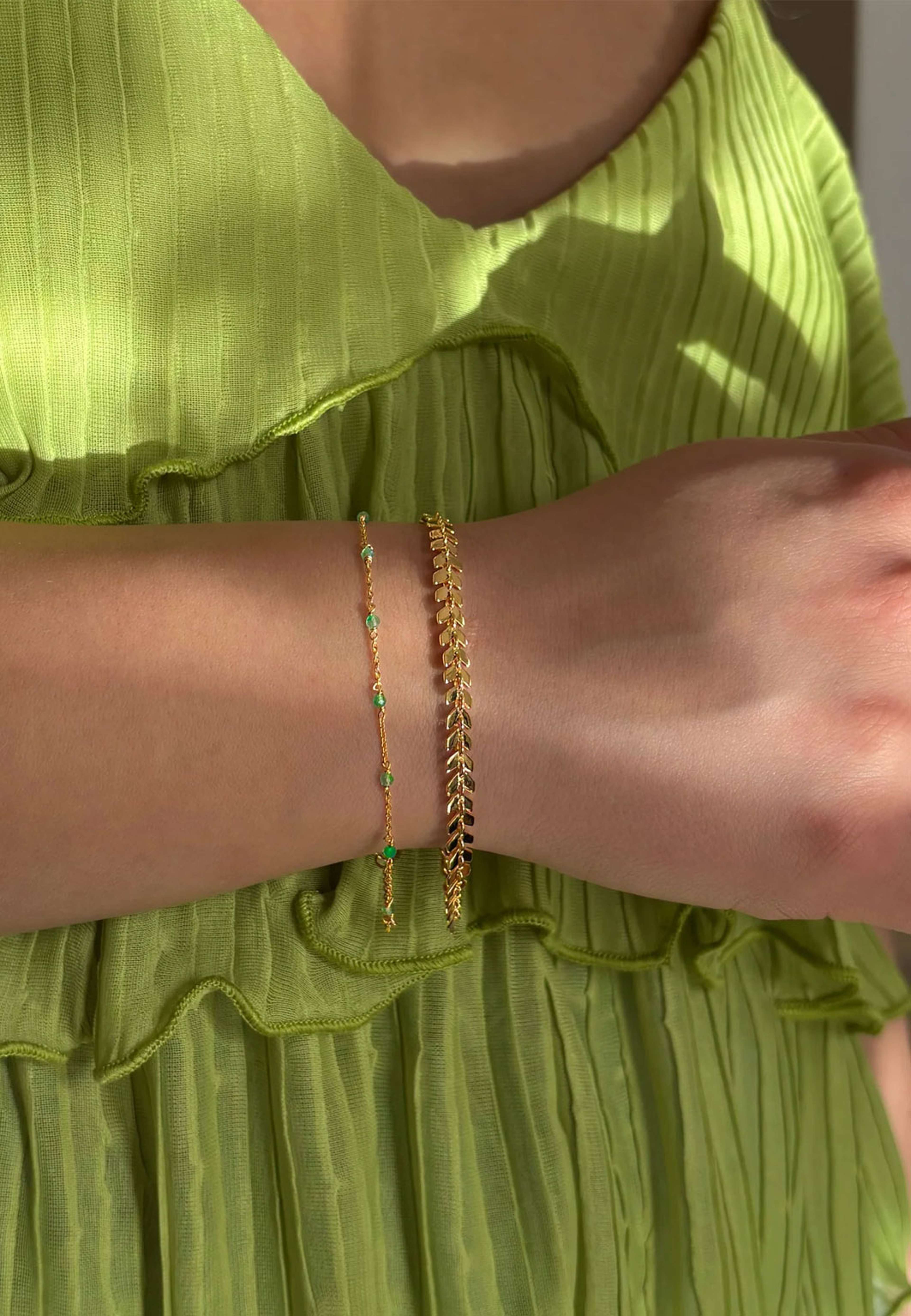 Santa Monica Bracelet, från Syster P, i färgen Gold. Klicka för att öppna bilden i stort format