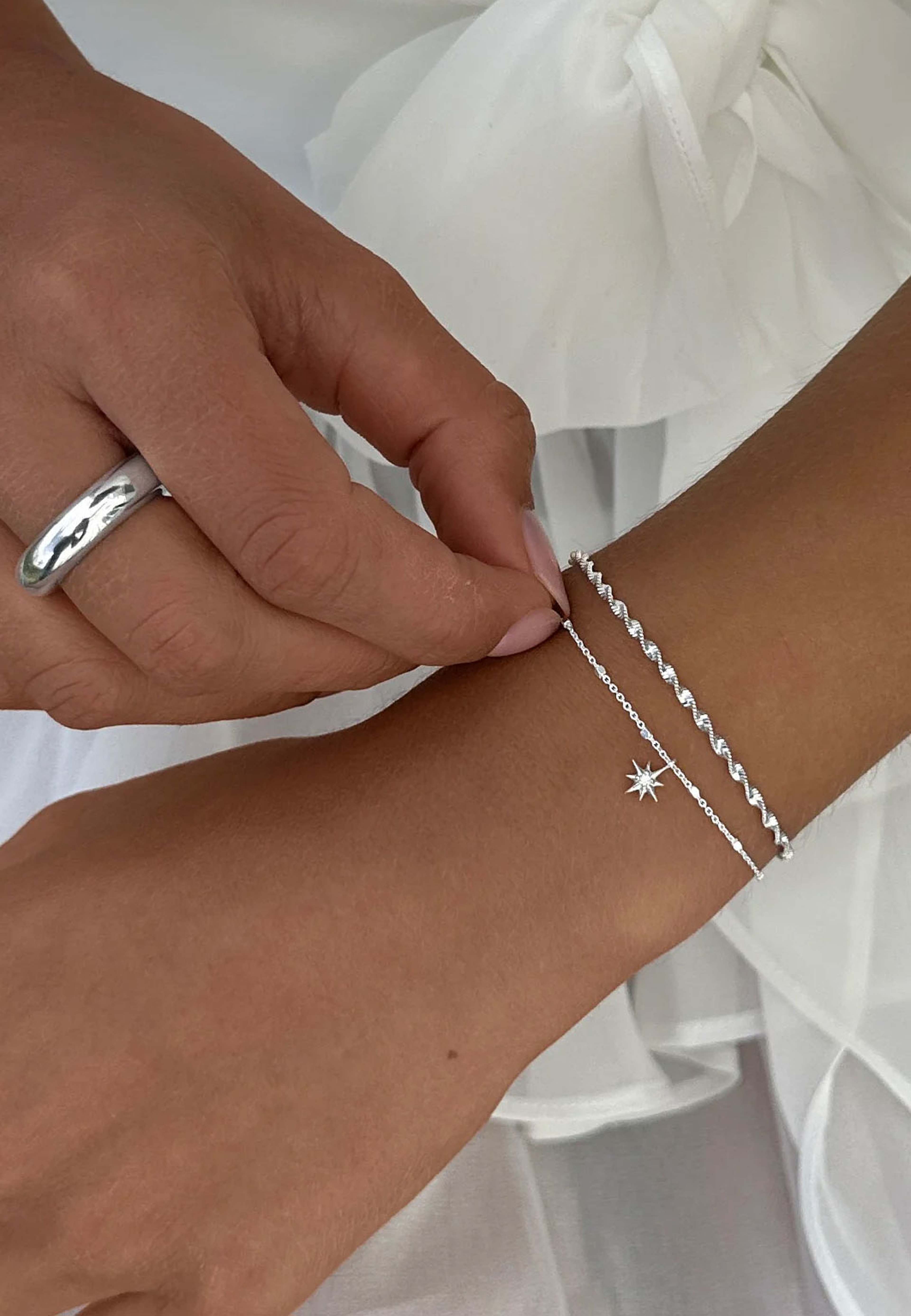 North Star Bracelet, från Syster P, i färgen Silver. Klicka för att öppna bilden i stort format