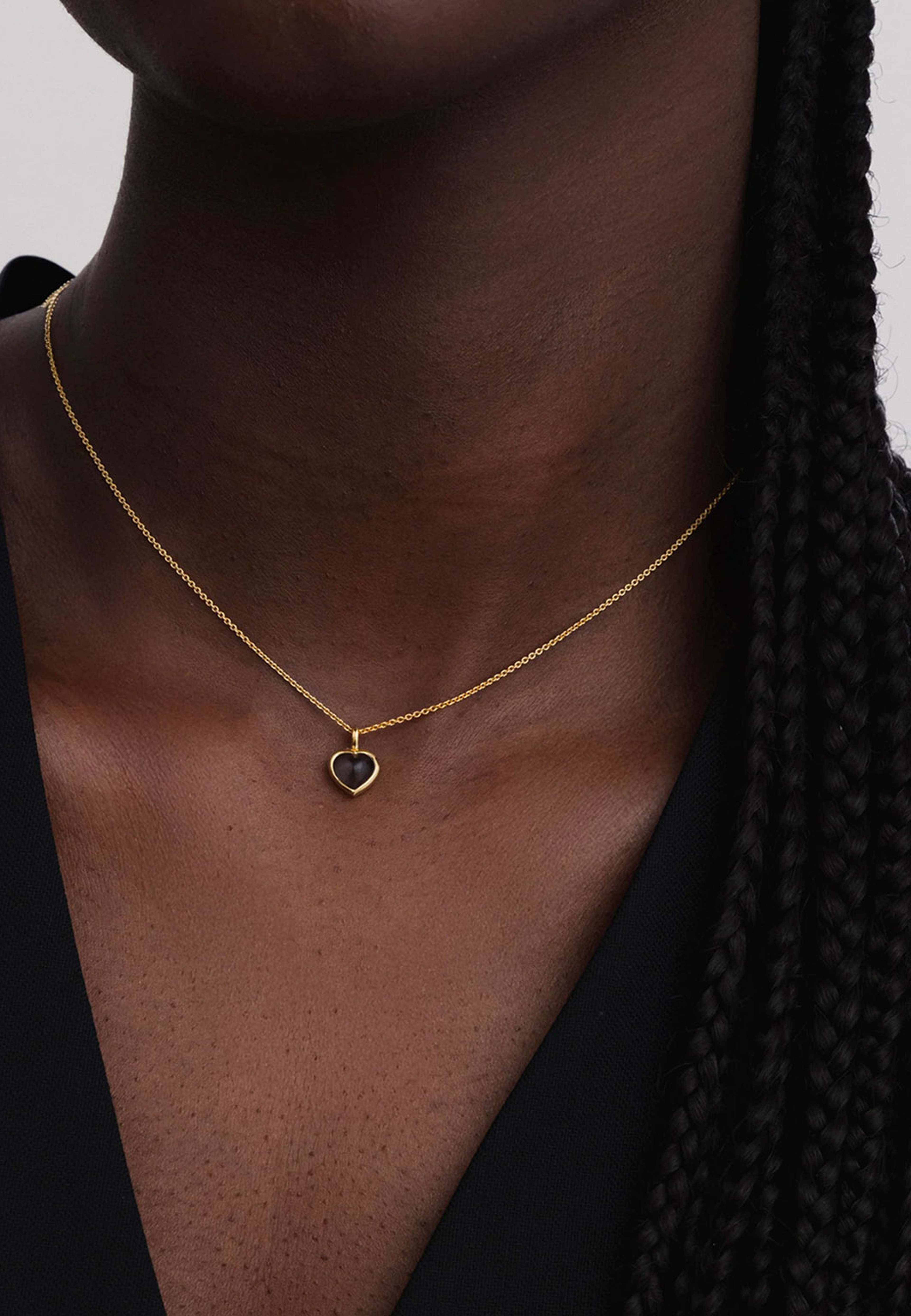 La La Love Necklace, från Syster P, i färgen Smokey Quartz Gold. Klicka för att öppna bilden i stort format