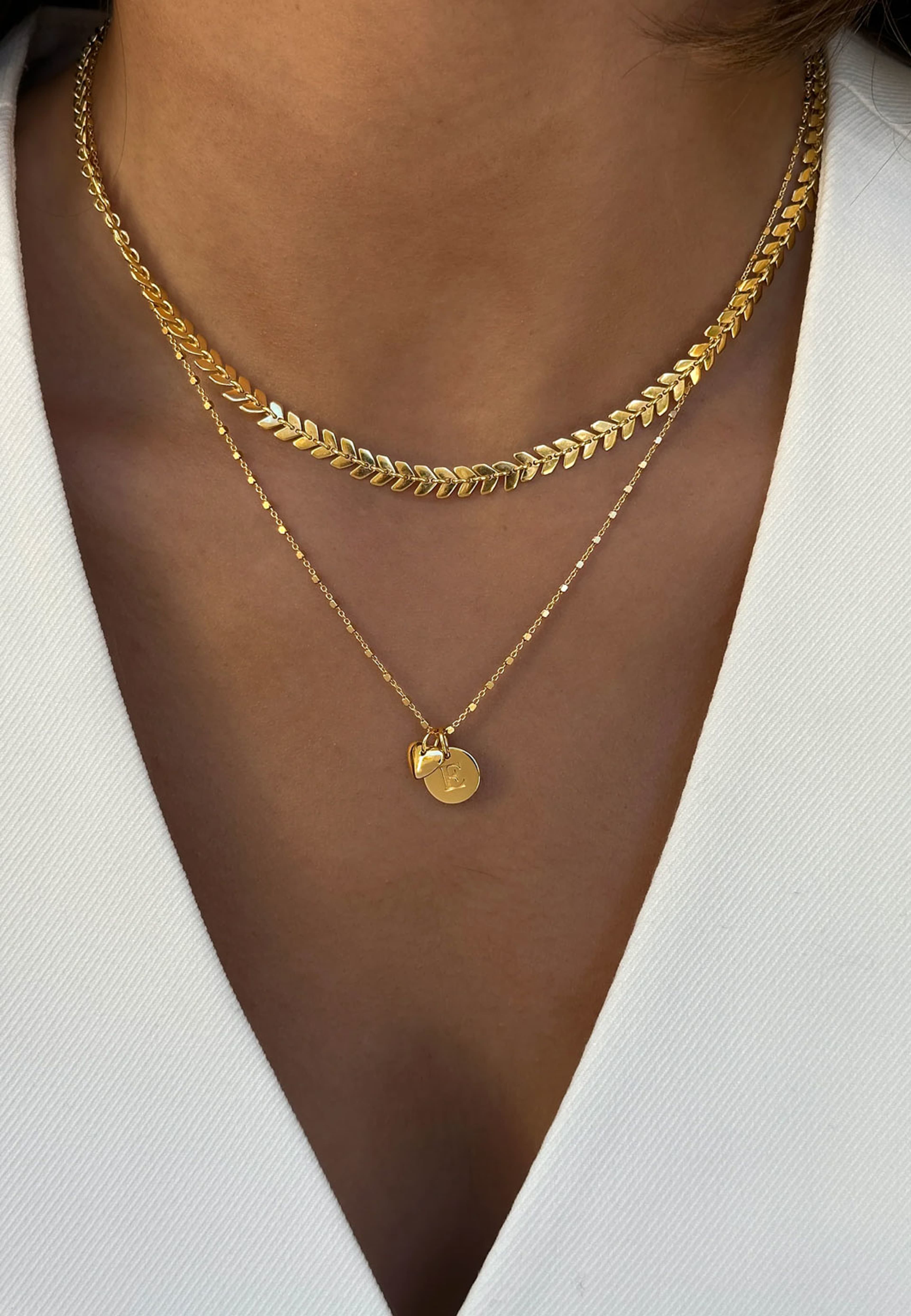 Layers Olivia Necklace, från Syster P, i färgen Gold. Klicka för att öppna bilden i stort format