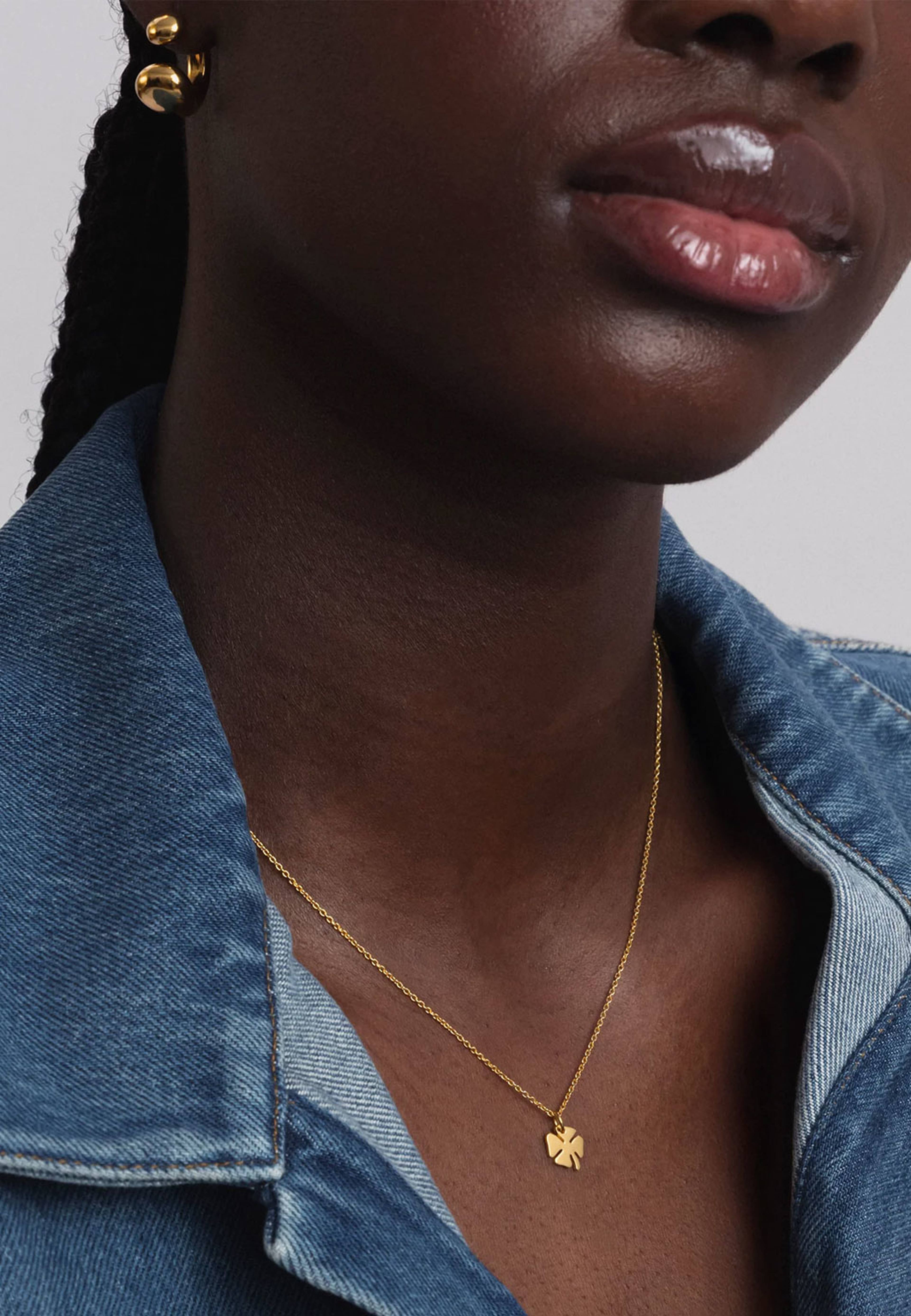 B Me Luck Necklace, från Syster P, i färgen Gold. Klicka för att öppna bilden i stort format
