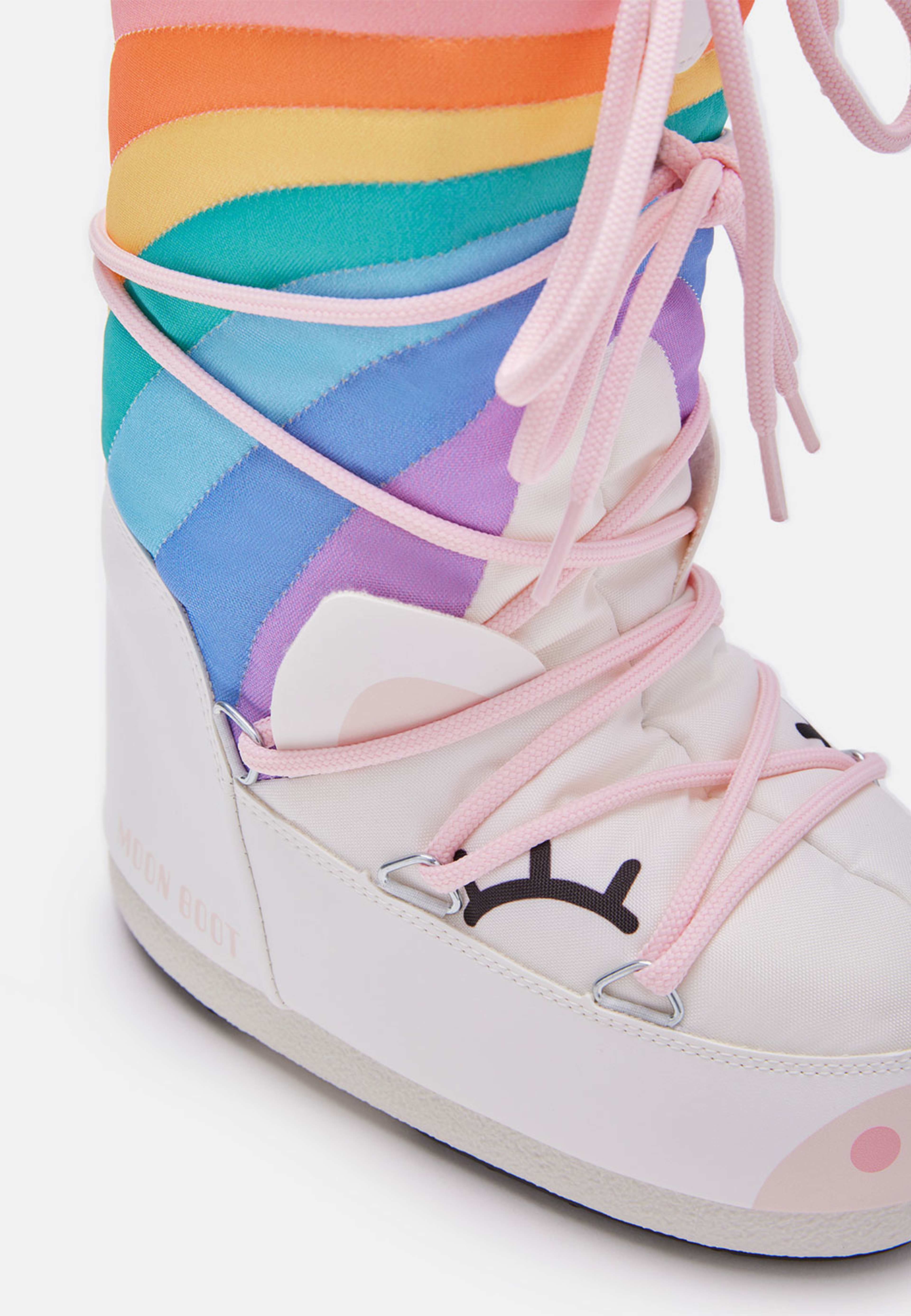 Moon Boot Kids Icon Unicorn, från Moon Boot, i färgen White/Multicolor. Klicka för att öppna bilden i stort format
