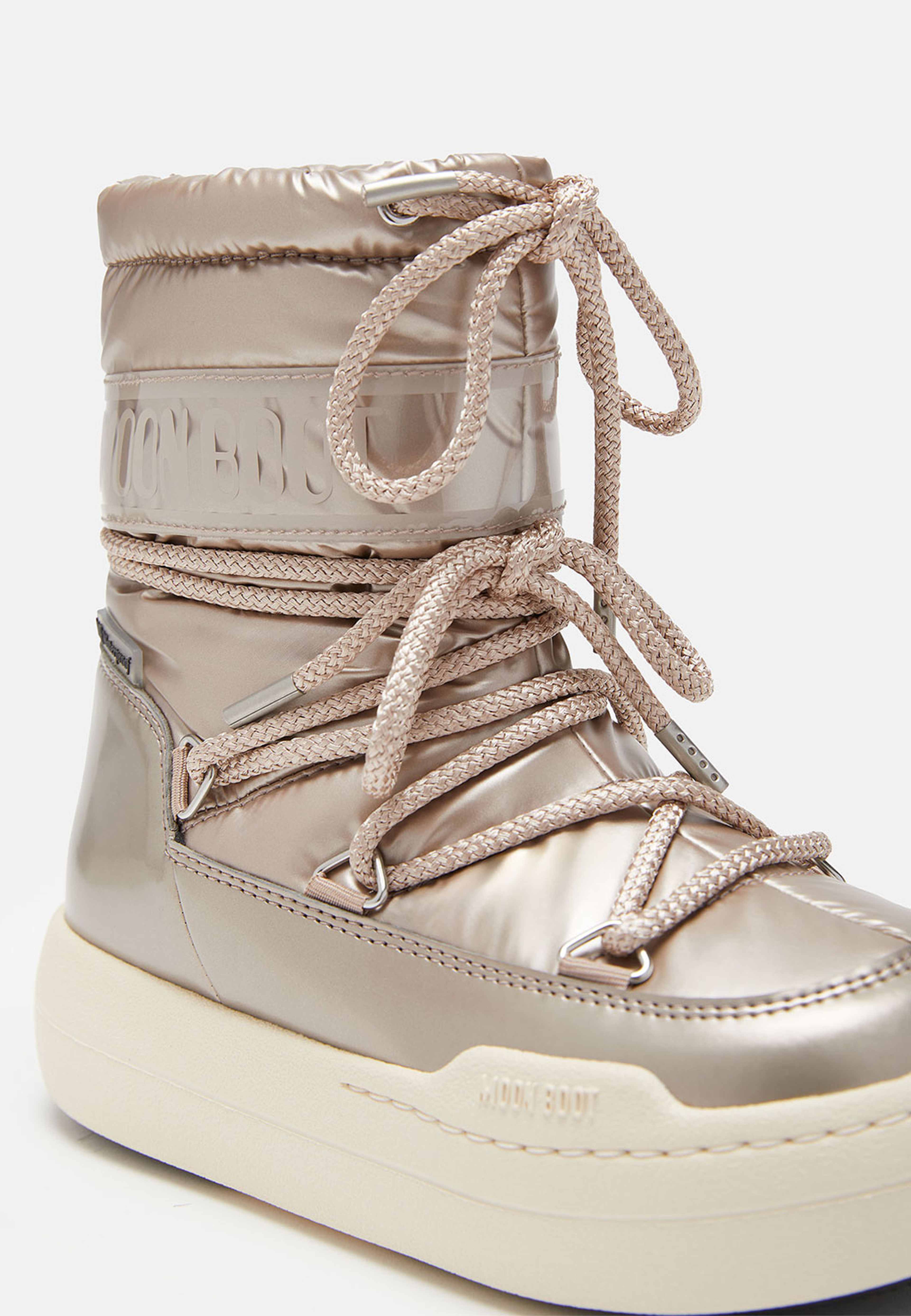 Moon Boots Kids Jr Park Boot, från Moon Boot, i färgen Rose Gold. Klicka för att öppna bilden i stort format