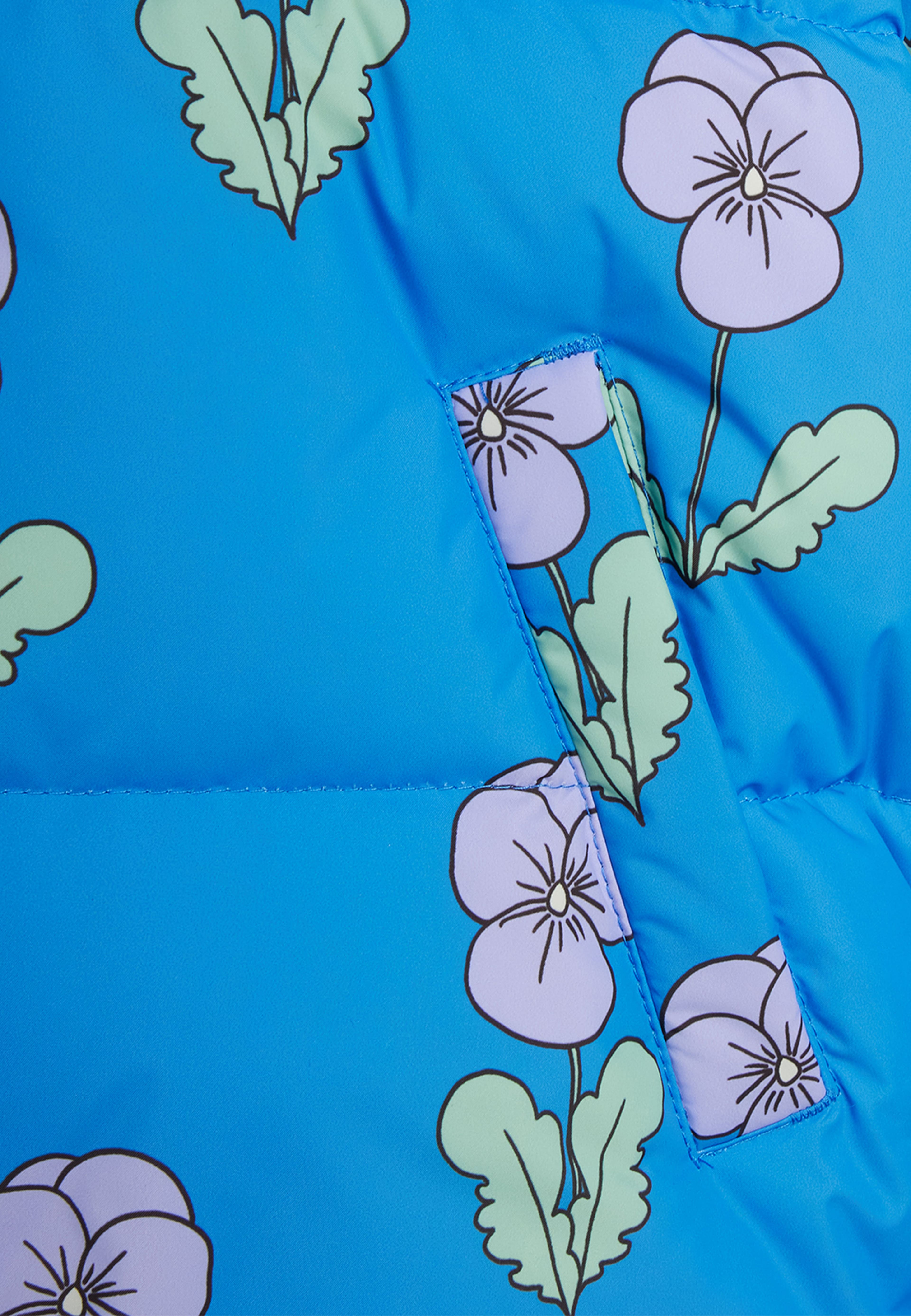 Violas citypuffer, från Mini Rodini, i färgen Blue. Klicka för att öppna bilden i stort format