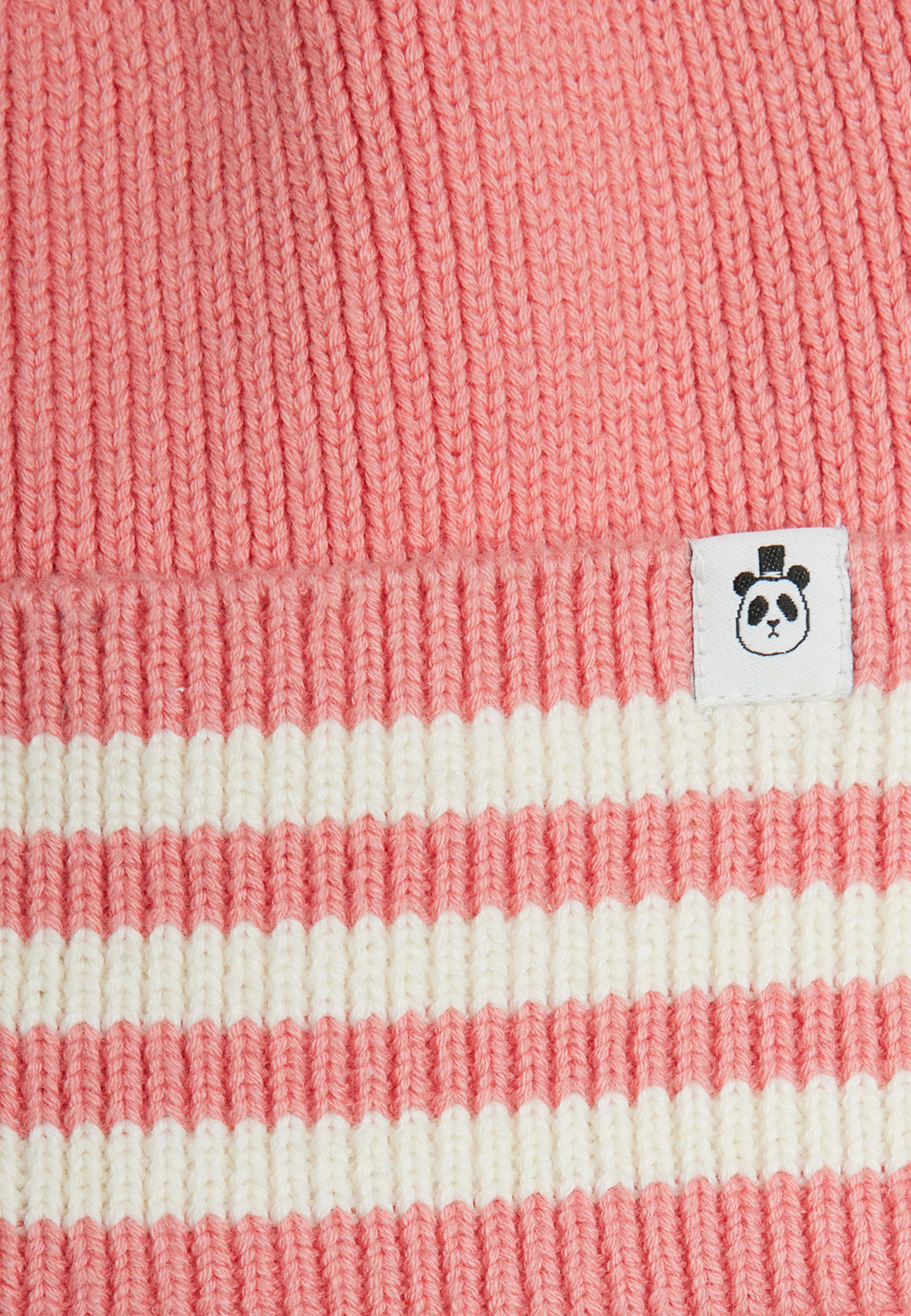 Knitted wool blend beanie, från Mini Rodini, i färgen Pink. Klicka för att öppna bilden i stort format