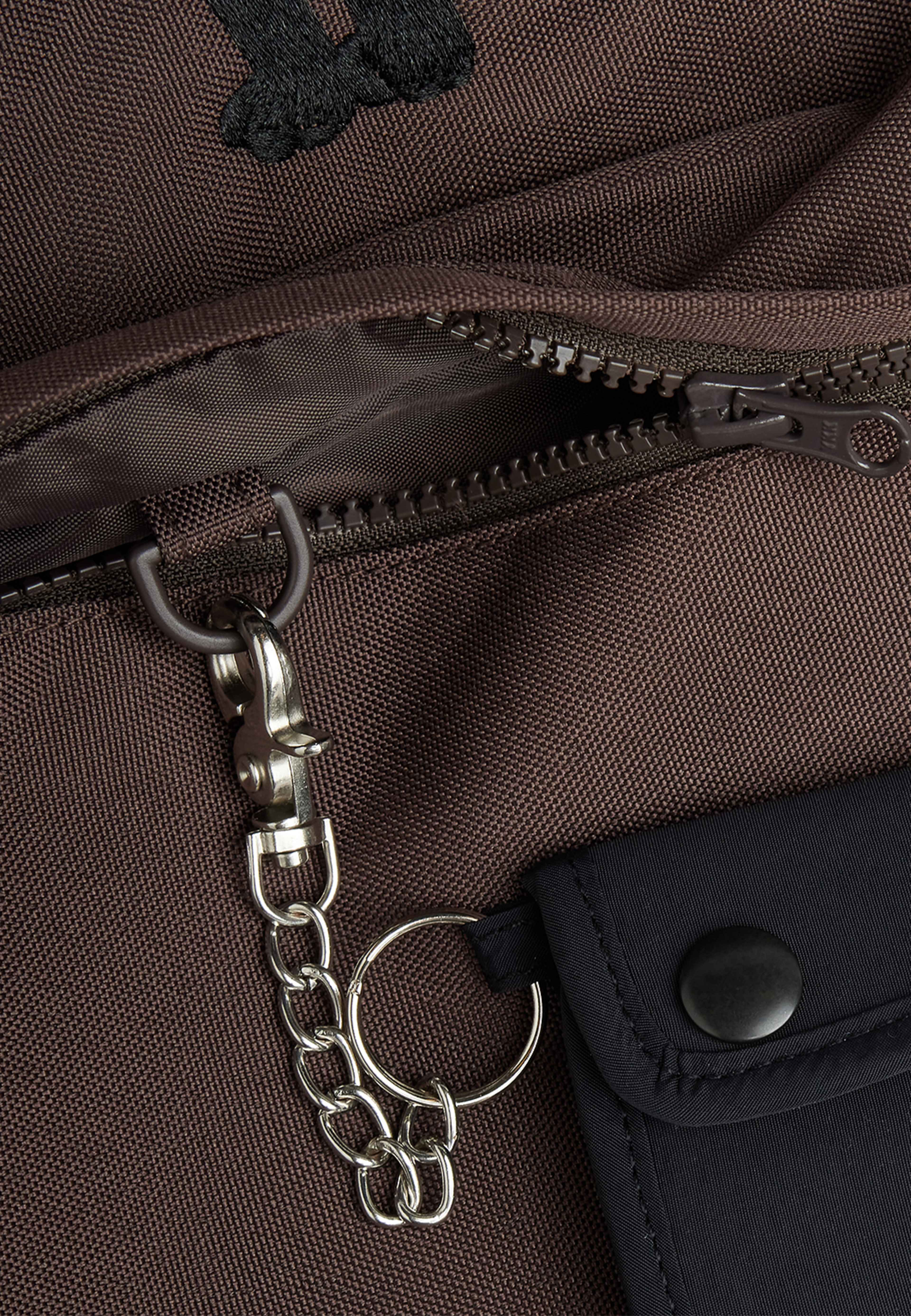 Panther school backpack, från Mini Rodini, i färgen Brown. Klicka för att öppna bilden i stort format
