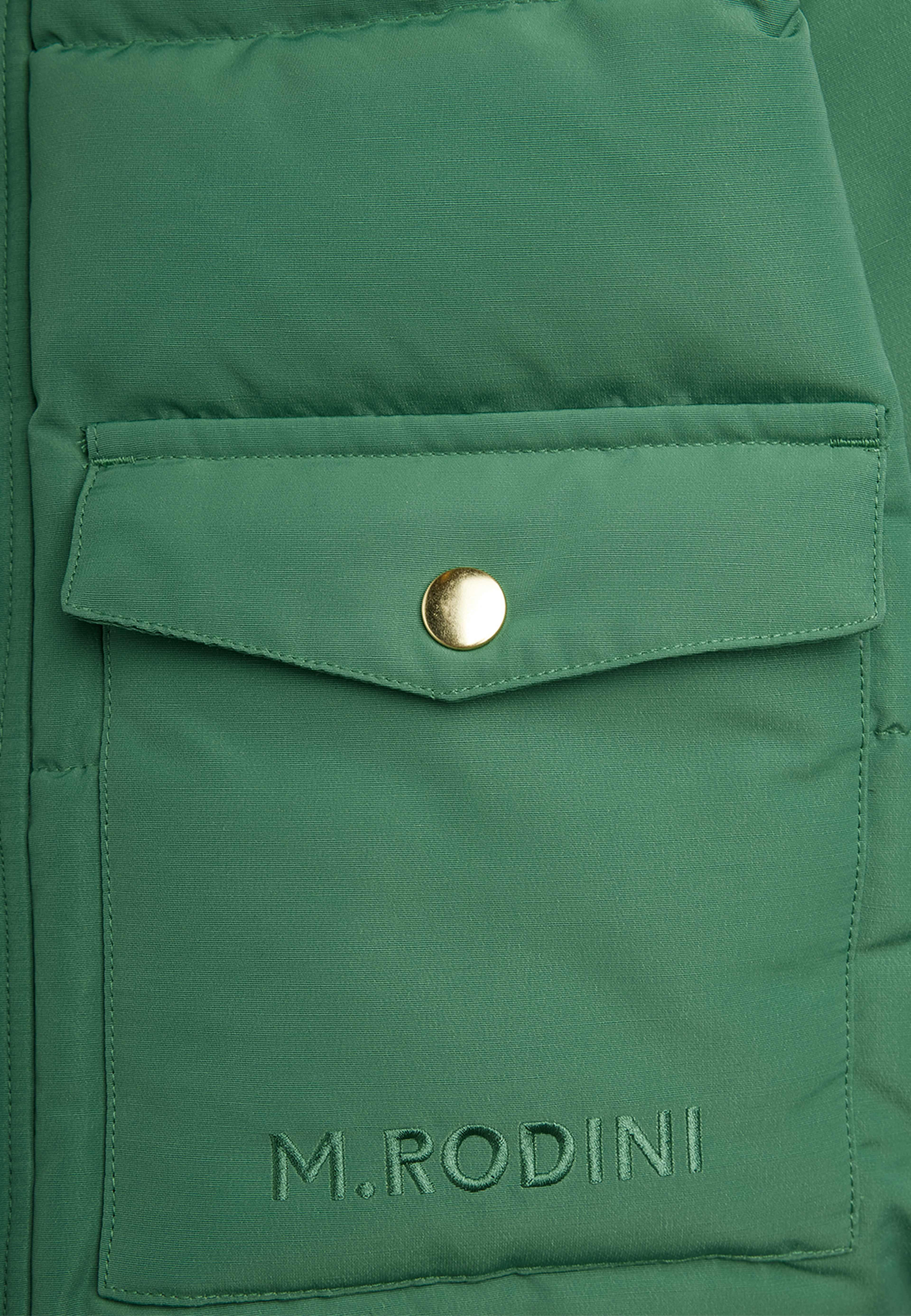 Mini Rodini heavy puffer, från Mini Rodini, i färgen Green. Klicka för att öppna bilden i stort format