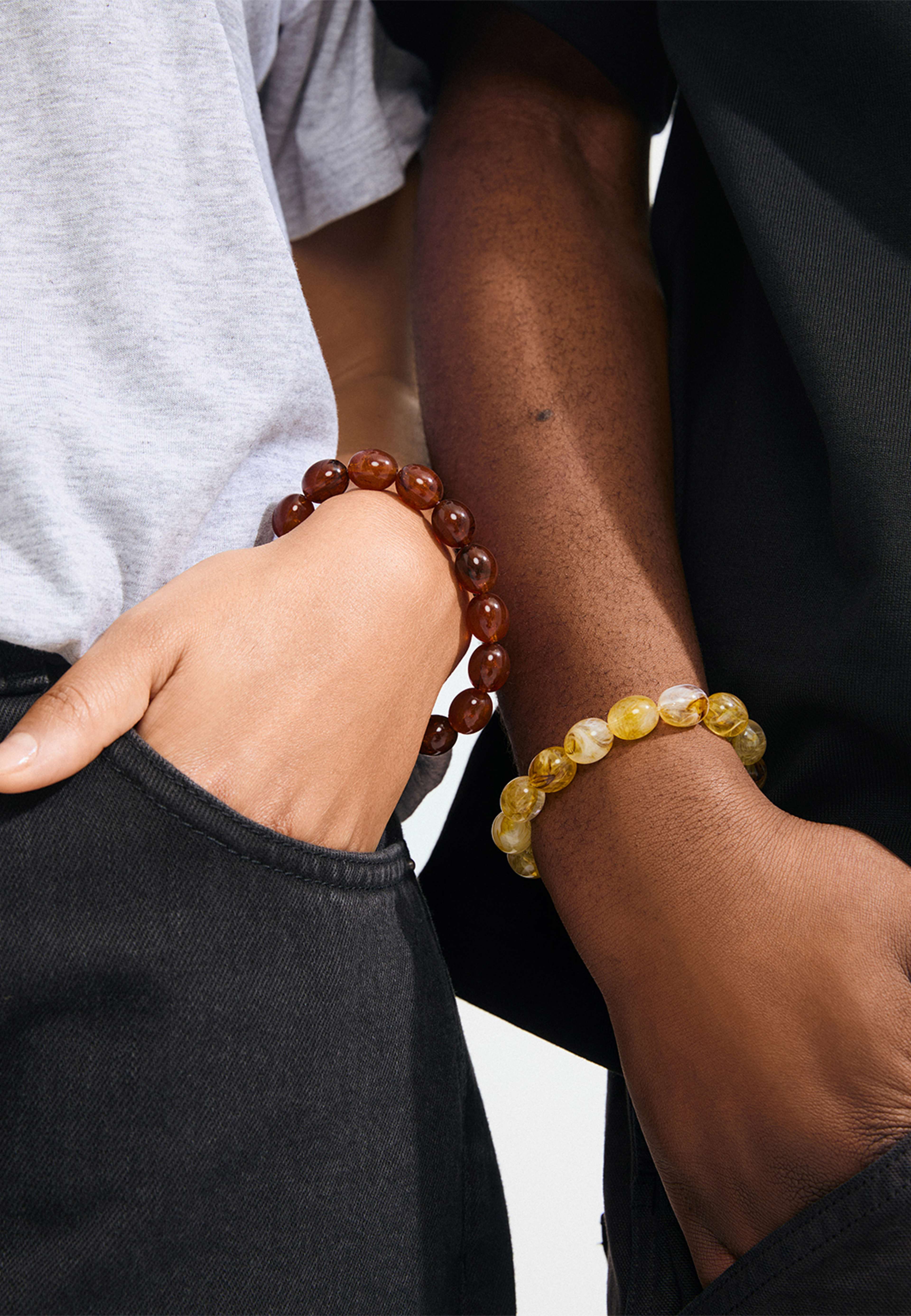 STILL bracelet yellow, från Pilgrim, i färgen Silver Plated. Klicka för att öppna bilden i stort format