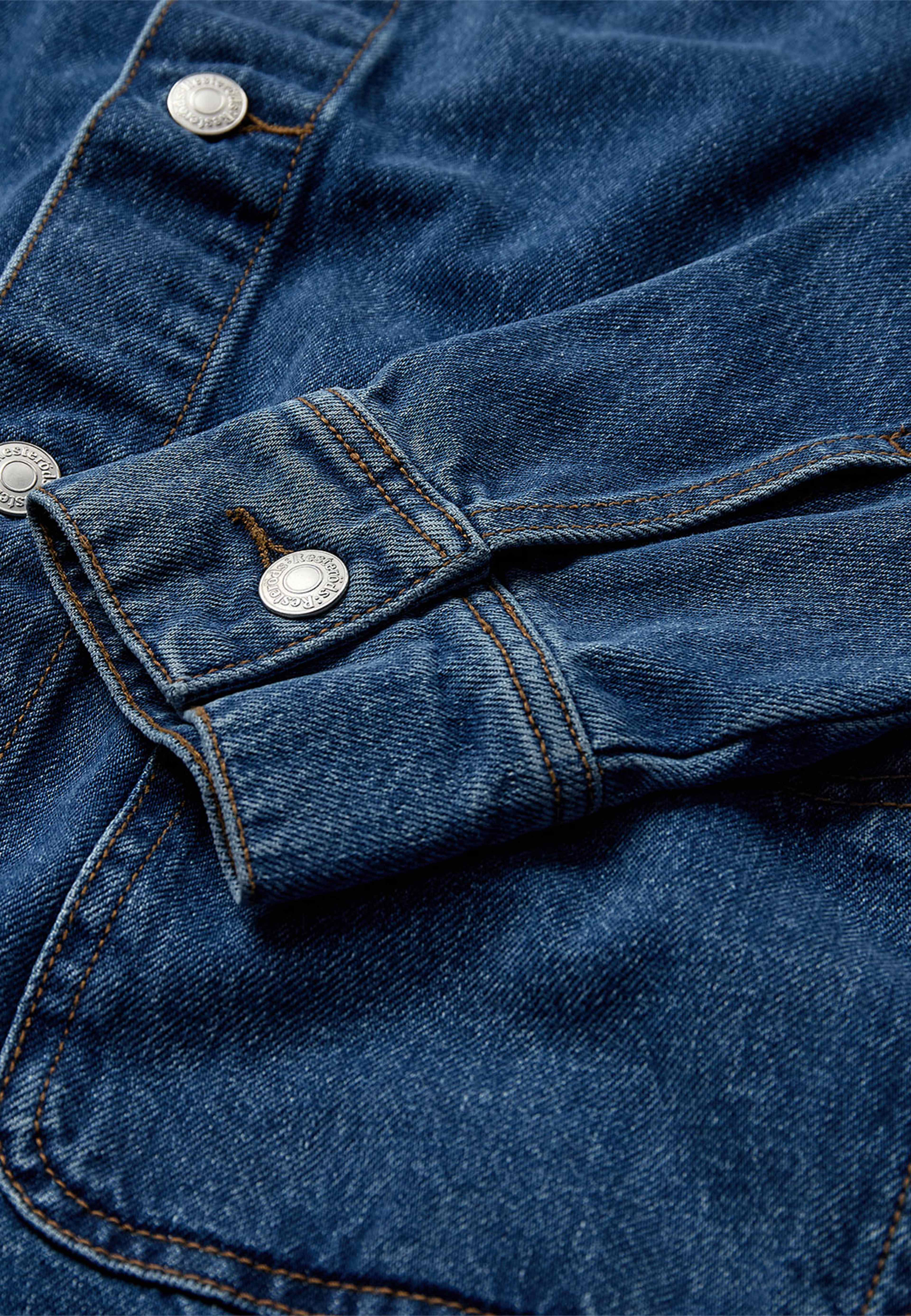 Rtnathan Overshirt, från Resteröds, i färgen Stone Washed. Klicka för att öppna bilden i stort format