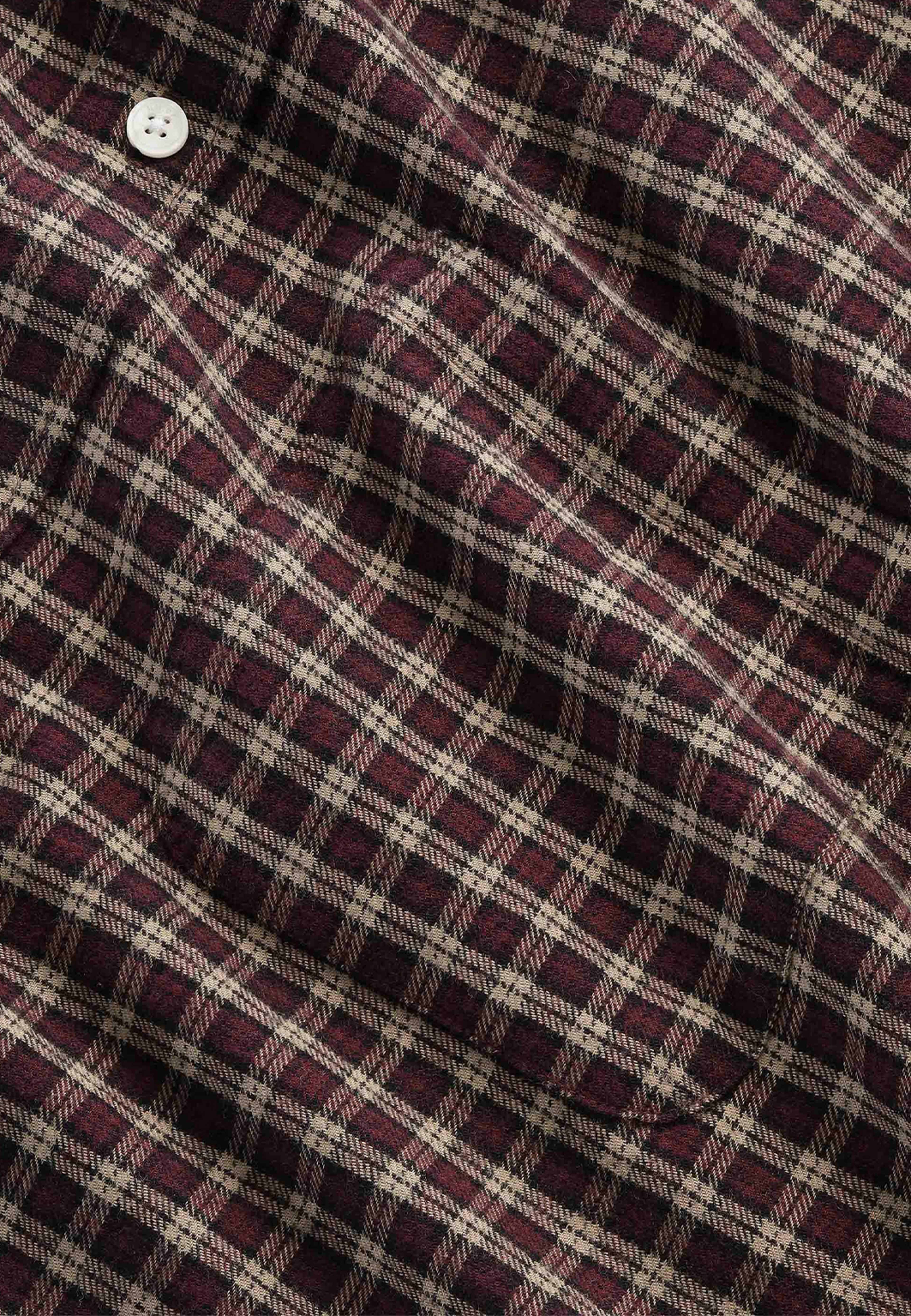 Deon 5465, från NN07, i färgen Bordeaux Check. Klicka för att öppna bilden i stort format