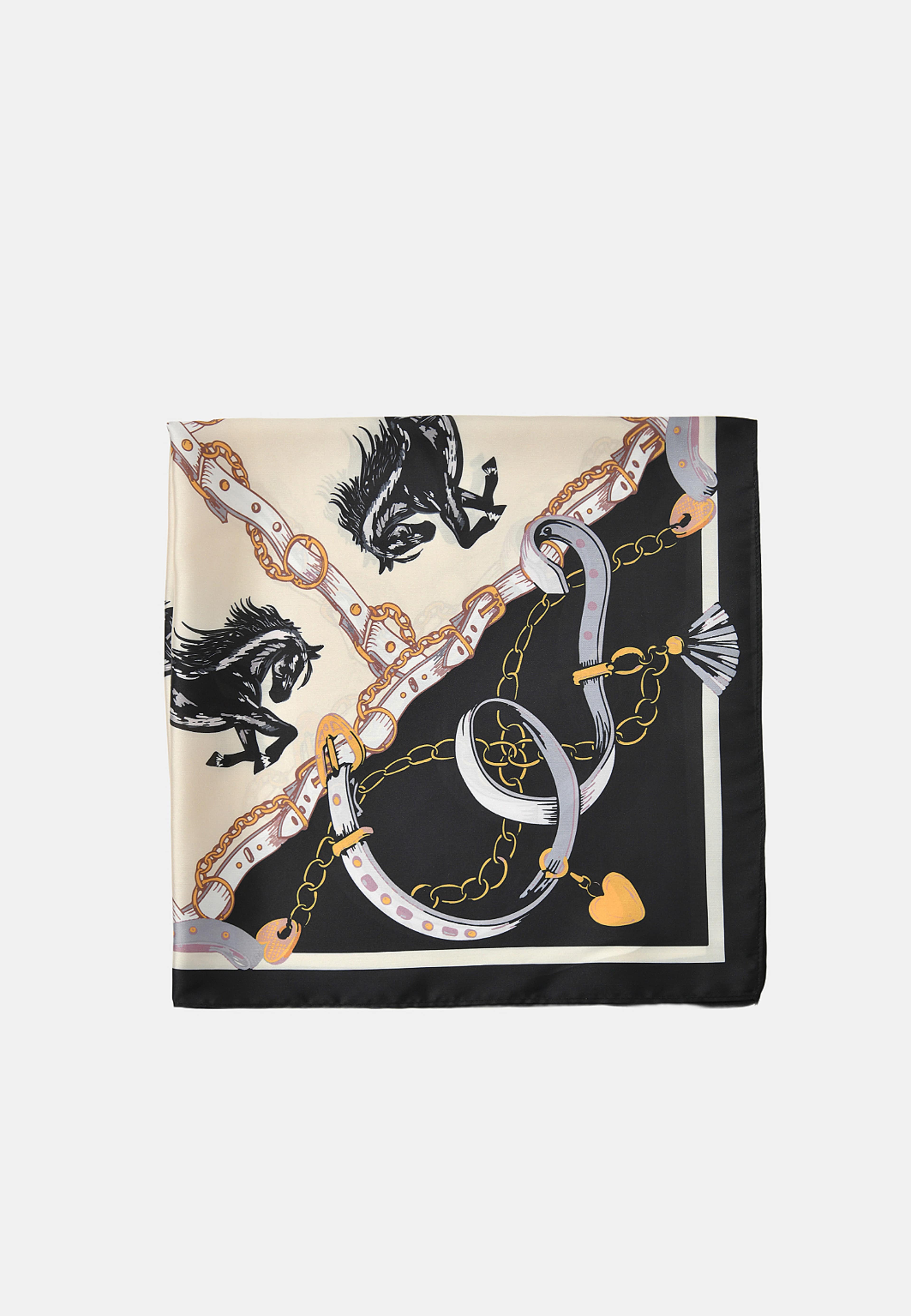 Scarf SIV, från Å WOMAN, i färgen Black. Klicka för att öppna bilden i stort format