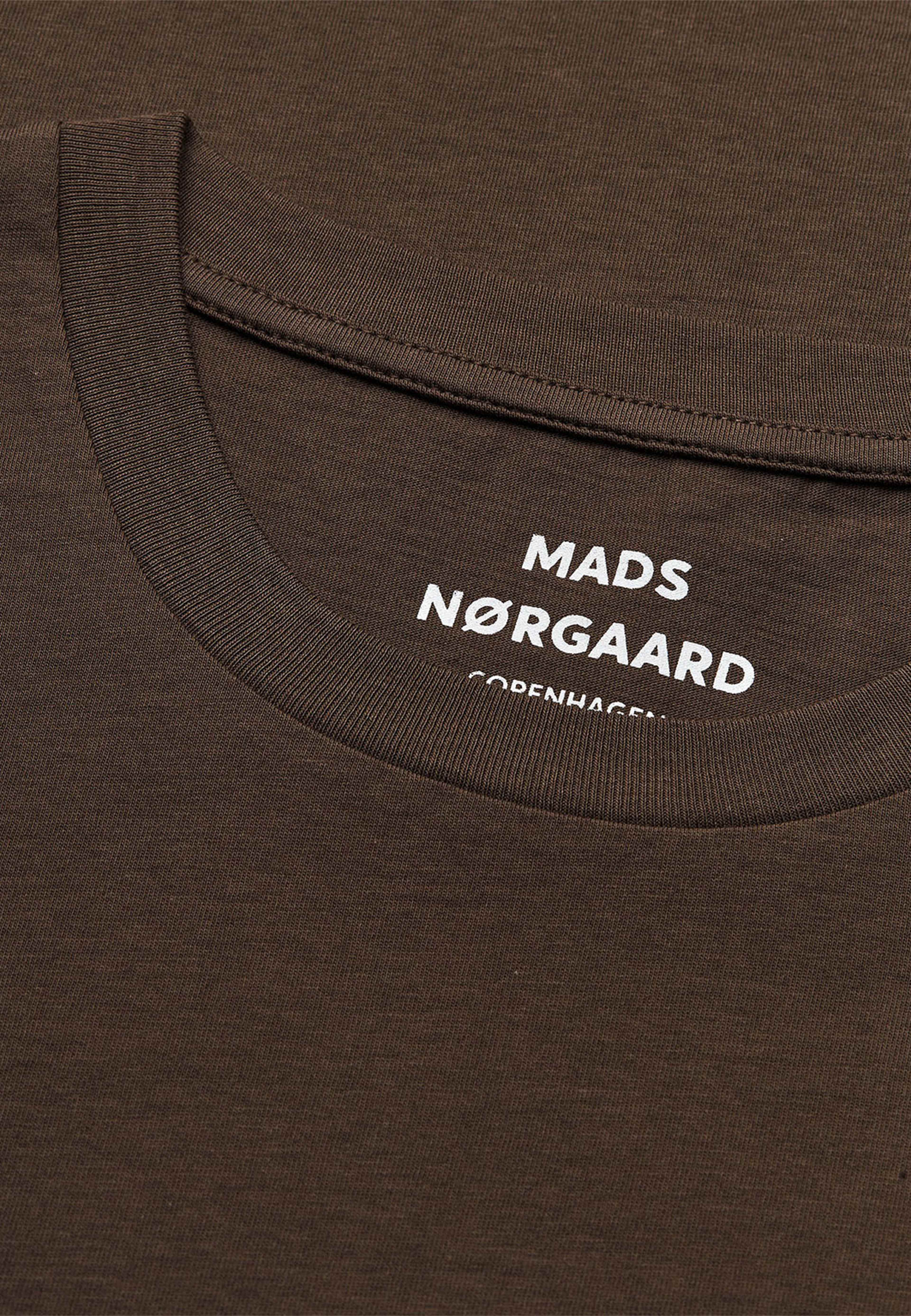 Fine Jersey Thor Tee FAV, från Mads Nørgaard, i färgen Turkish Coffee. Klicka för att öppna bilden i stort format