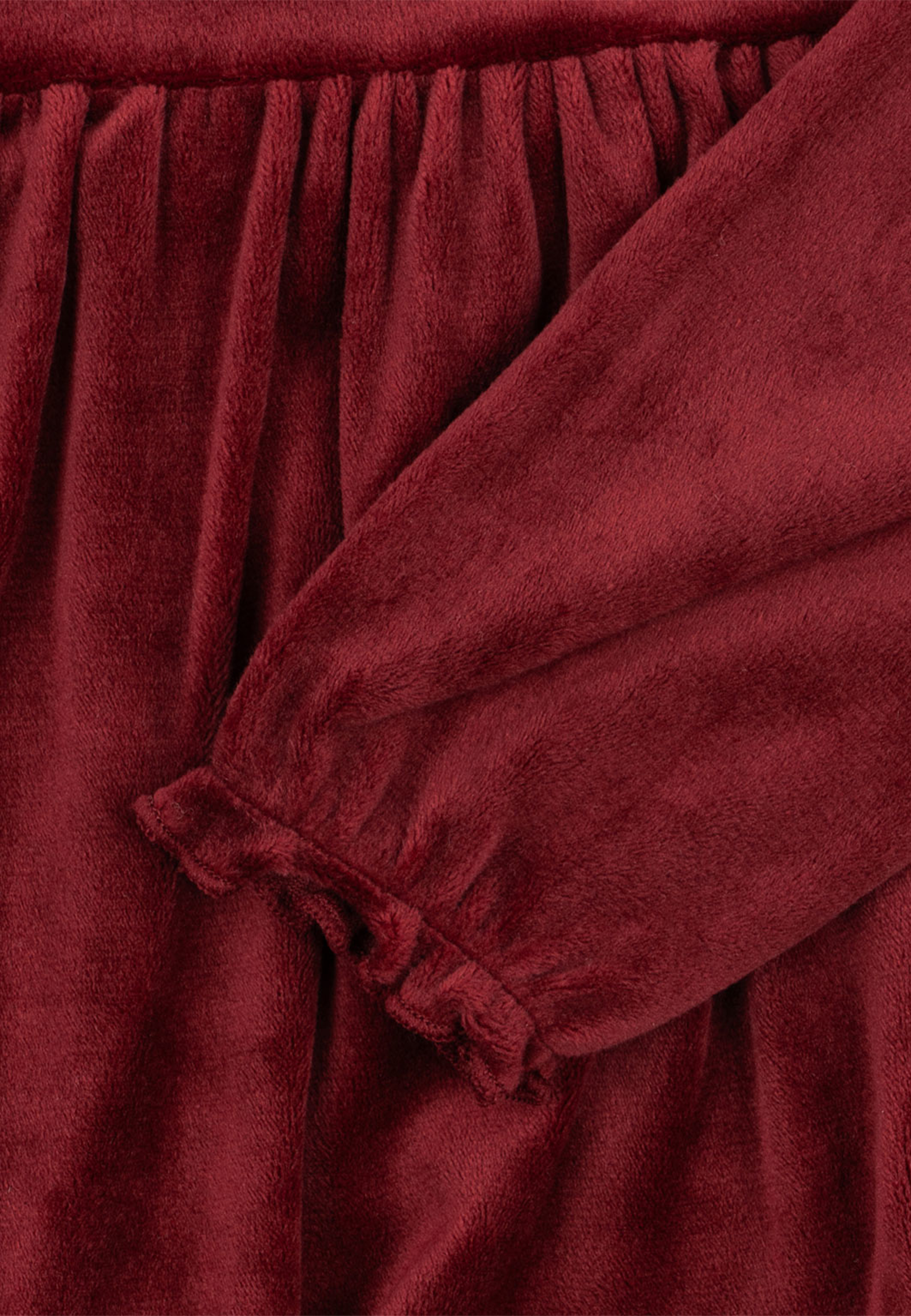 Jingle Romper Dress Grs, från Konges Sløjd, i färgen Red Dahlia. Klicka för att öppna bilden i stort format