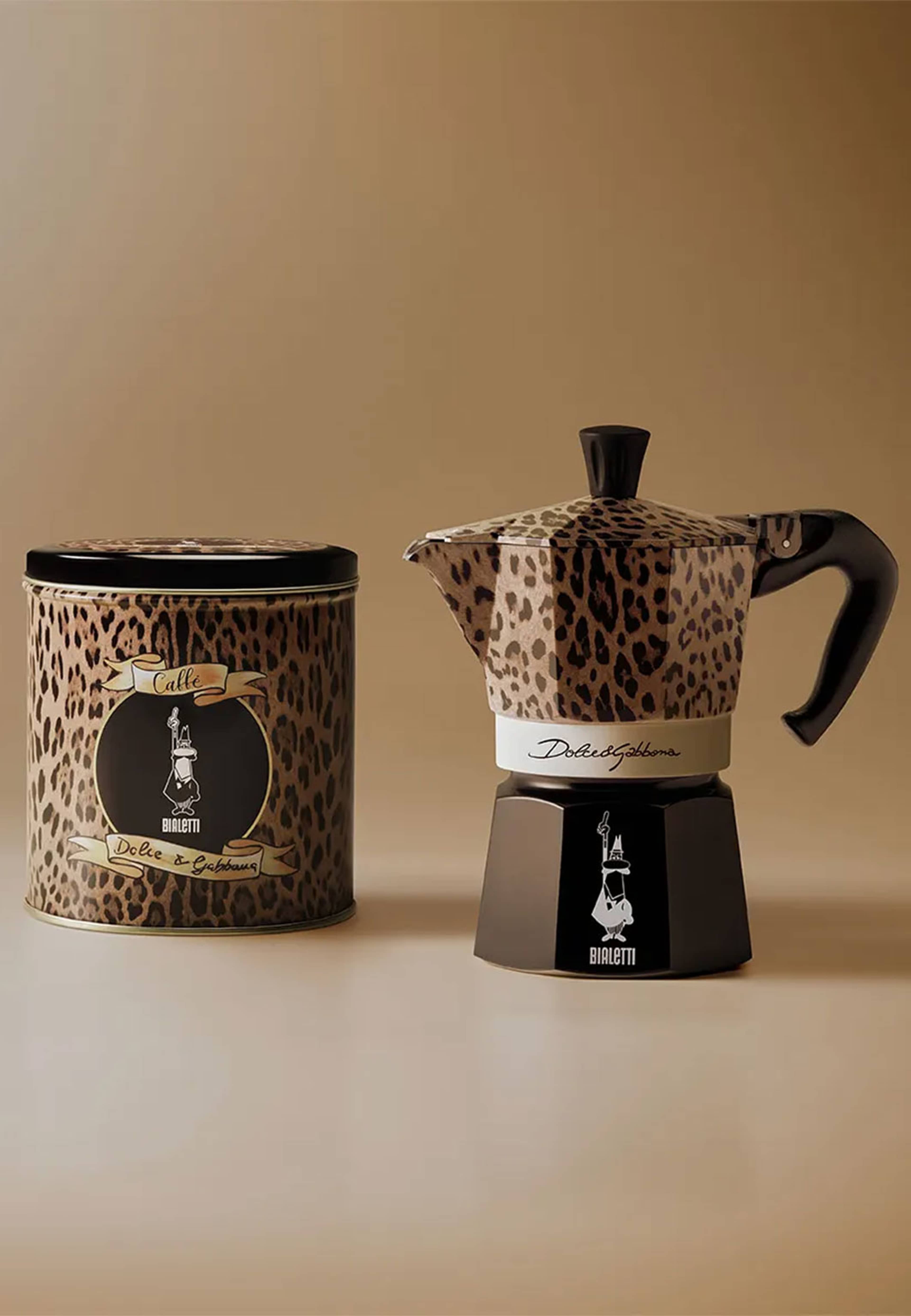 Bialetti Dolce & Gabbana Coffee Tin, från Bialetti, i färgen Black/Brown. Klicka för att öppna bilden i stort format
