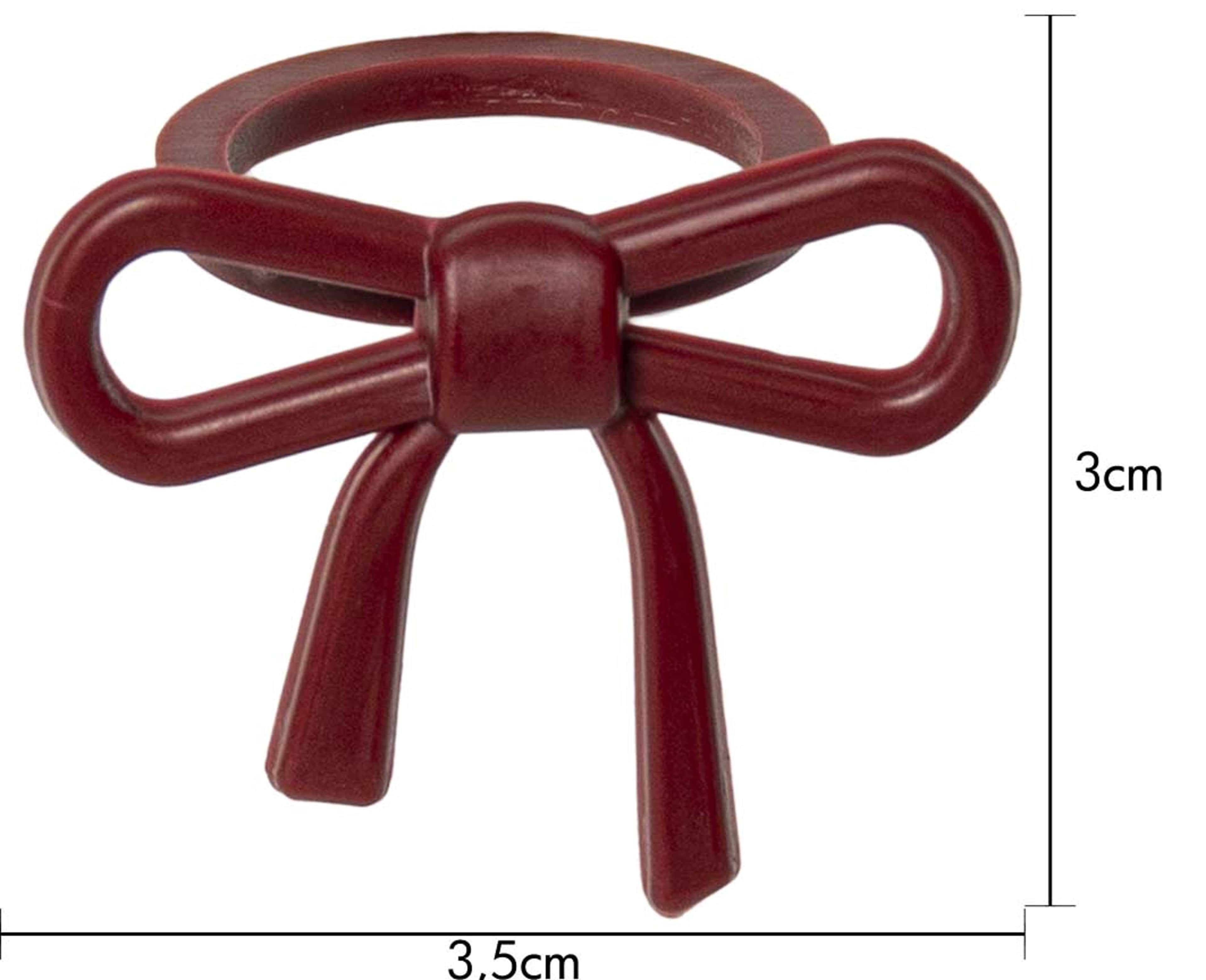 Ljusmanschett 7-pack Accessorize Röd rosett, från Star trading, i färgen Red. Klicka för att öppna bilden i stort format