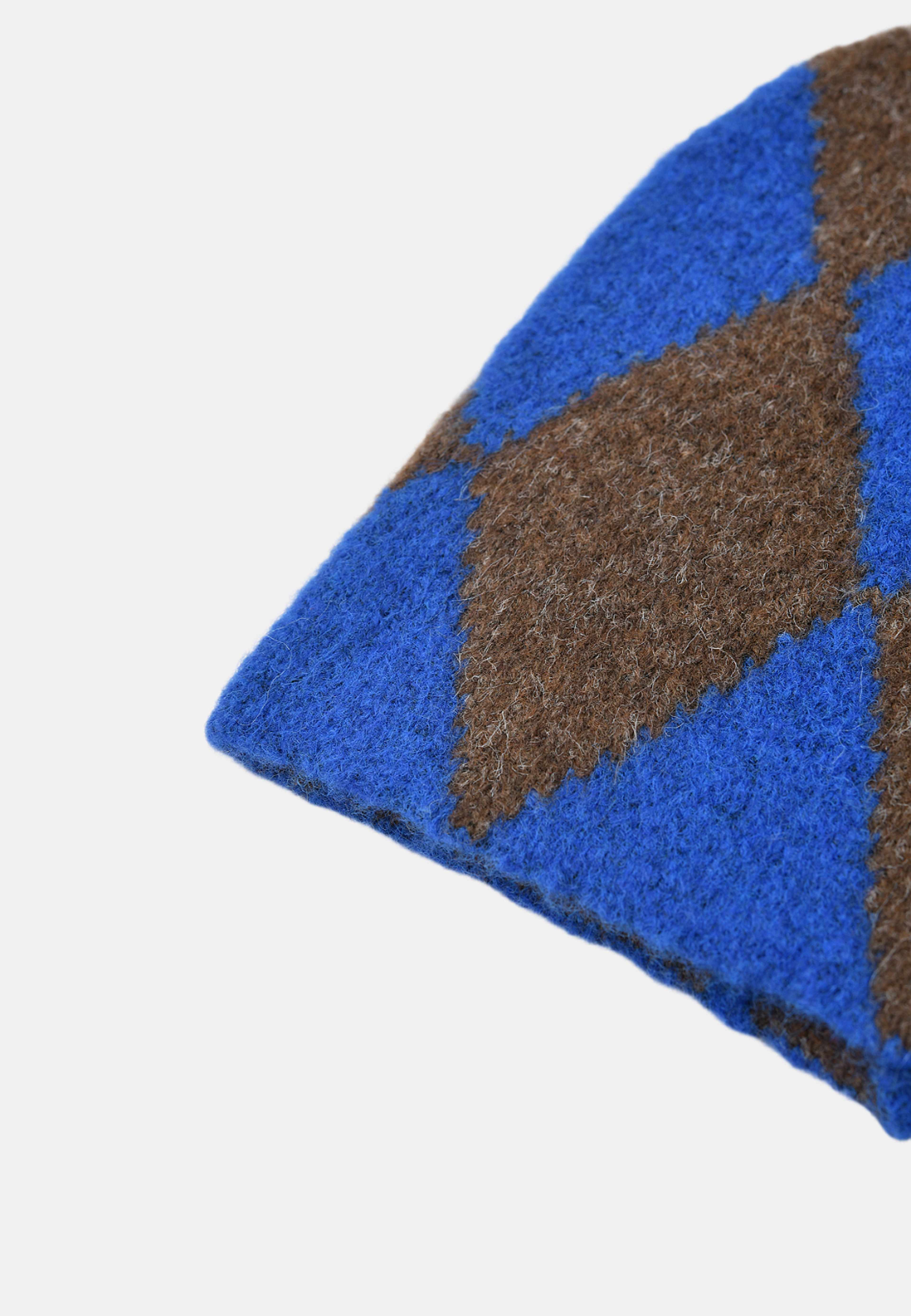 Mössa RONJA, från Carin Wester, i färgen Brown/Blue. Klicka för att öppna bilden i stort format