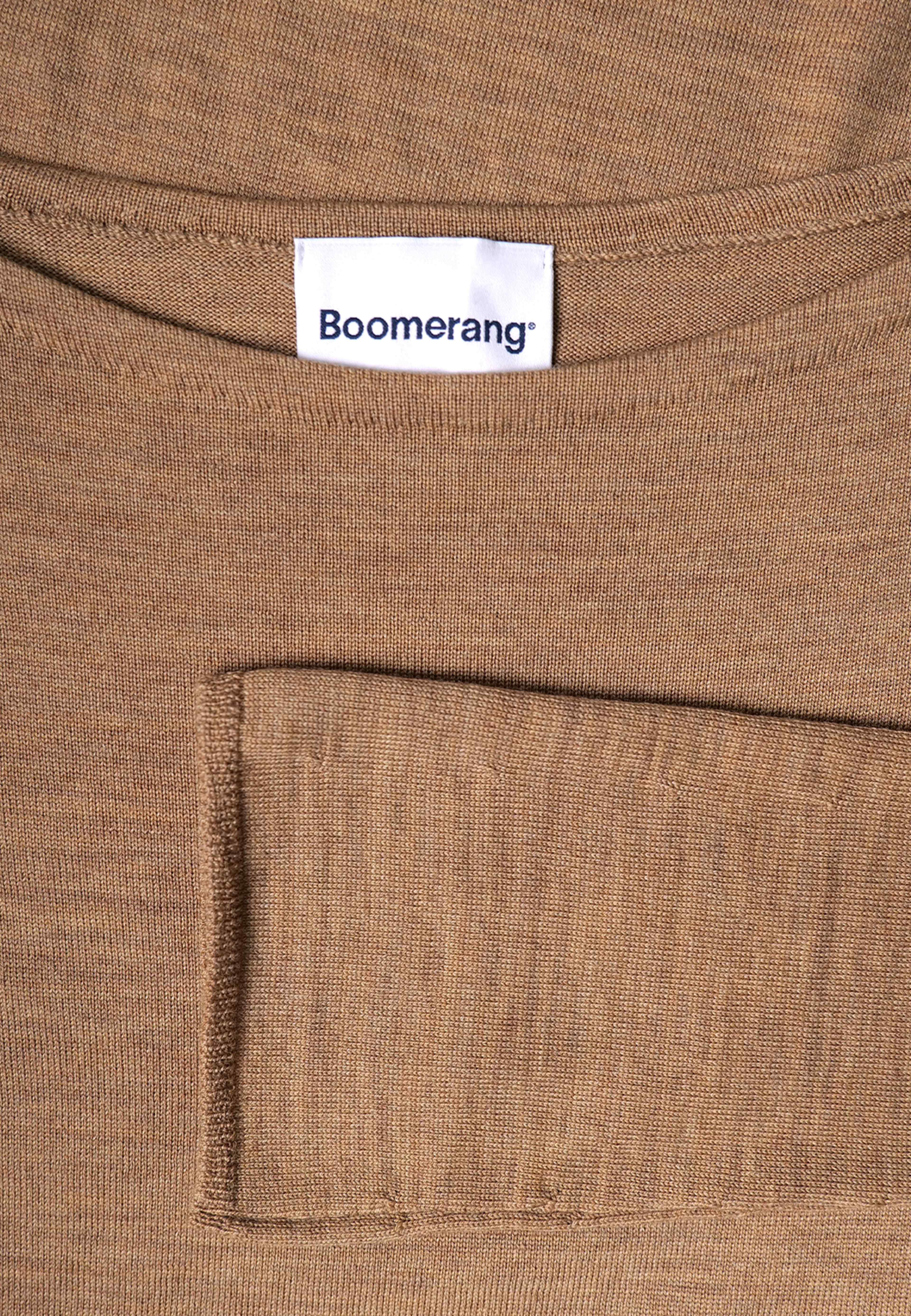 Duvholmen Merinoklänning, från Boomerang, i färgen Hazel. Klicka för att öppna bilden i stort format