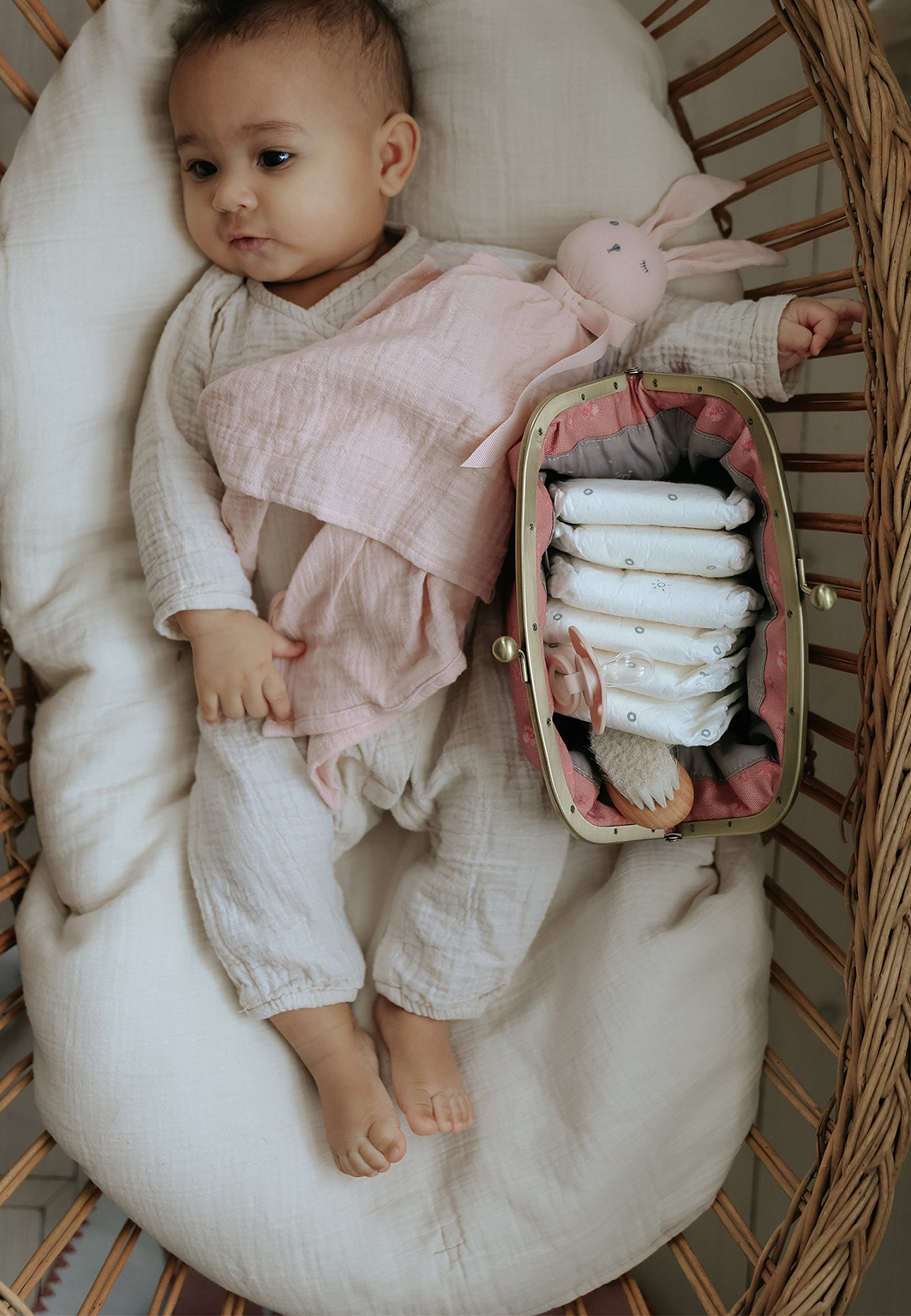 Necessär Zip&Go Pink Petit River Rose, från Elodie Details, i färgen Pink Petit River Rose. Klicka för att öppna bilden i stort format