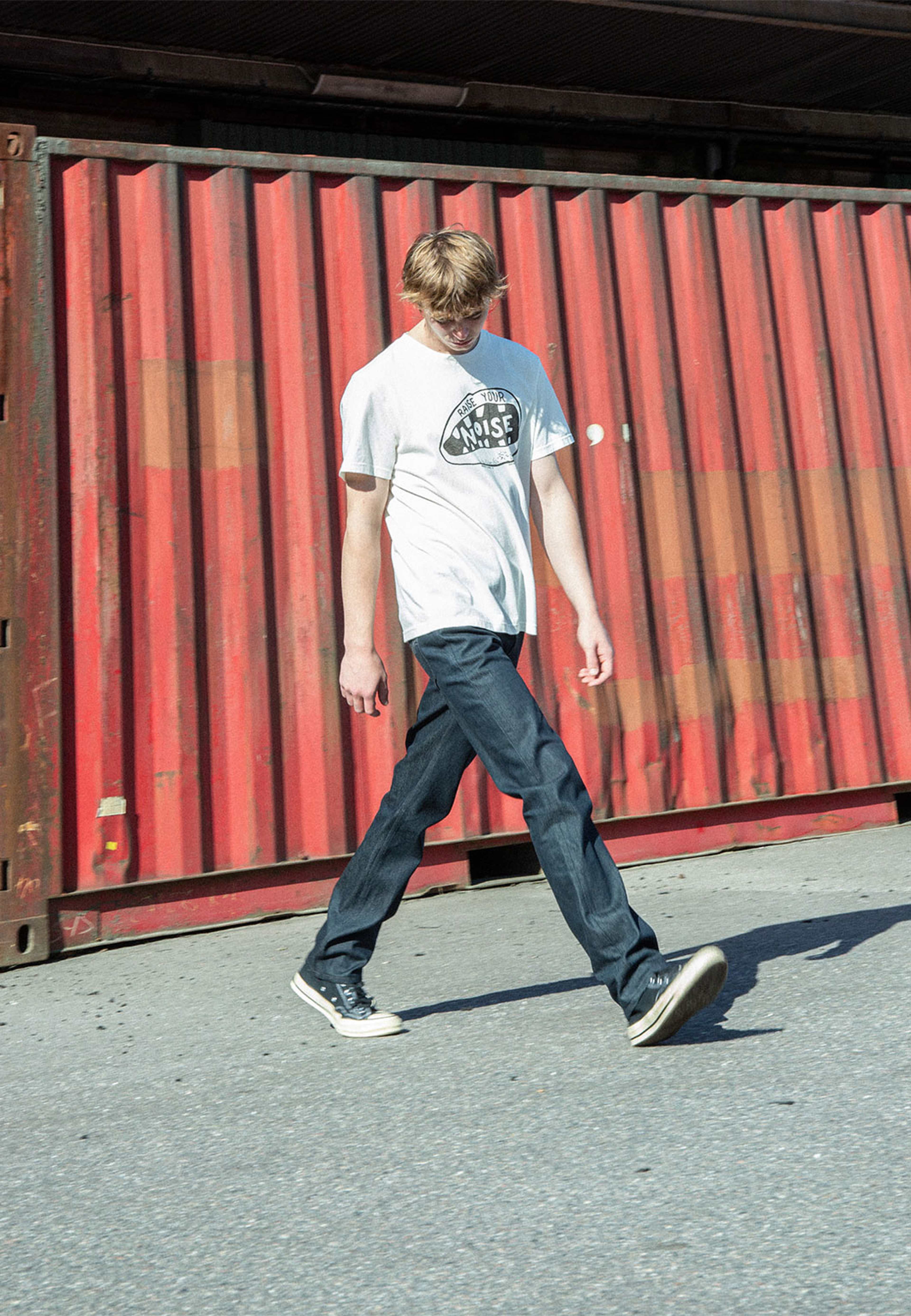 Gritty Jackson Static Noise, från Nudie Jeans, i färgen Static Noise. Klicka för att öppna bilden i stort format