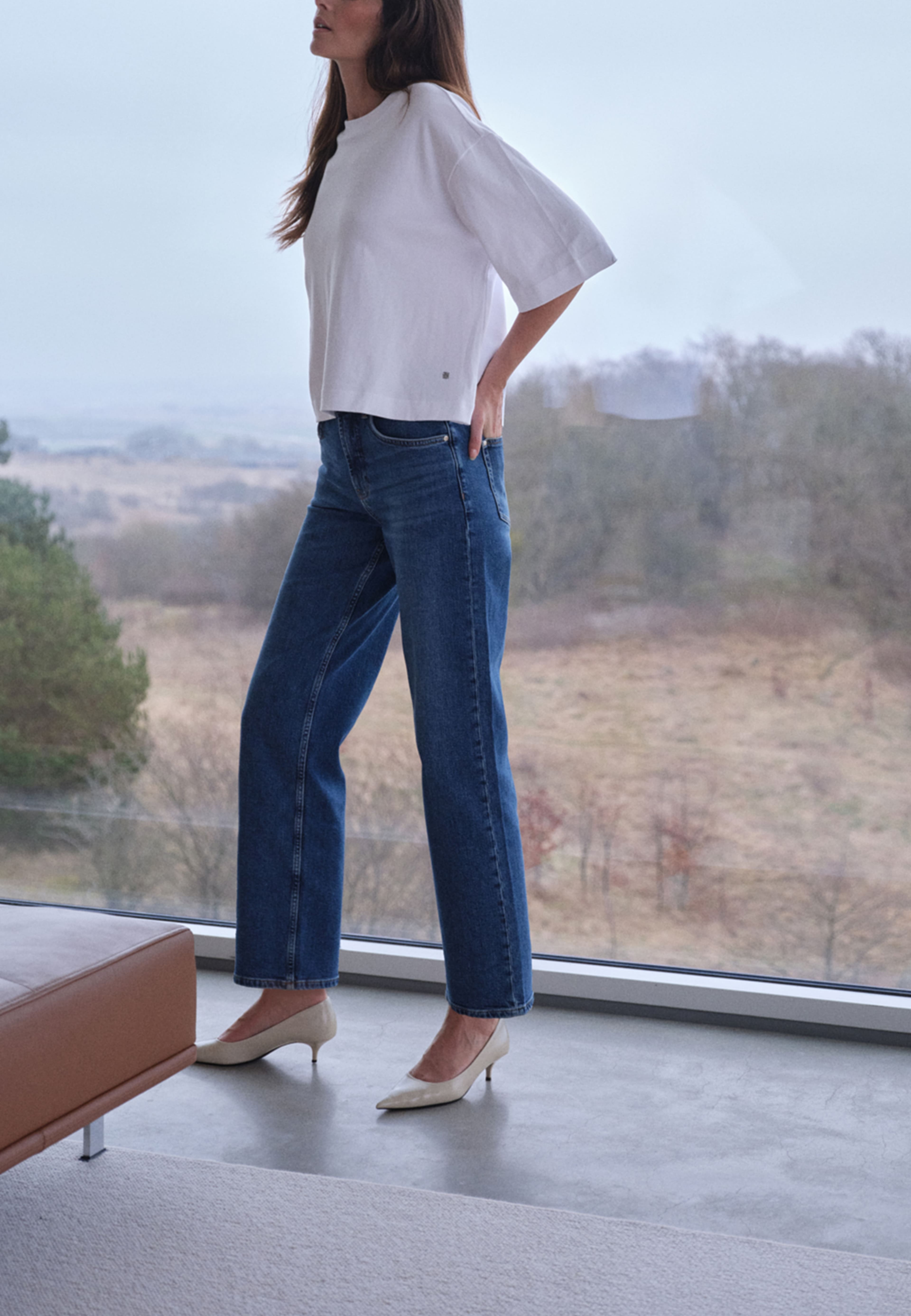 Ember Authentic Jeans, från Mos Mosh, i färgen Blue2. Klicka för att öppna bilden i stort format