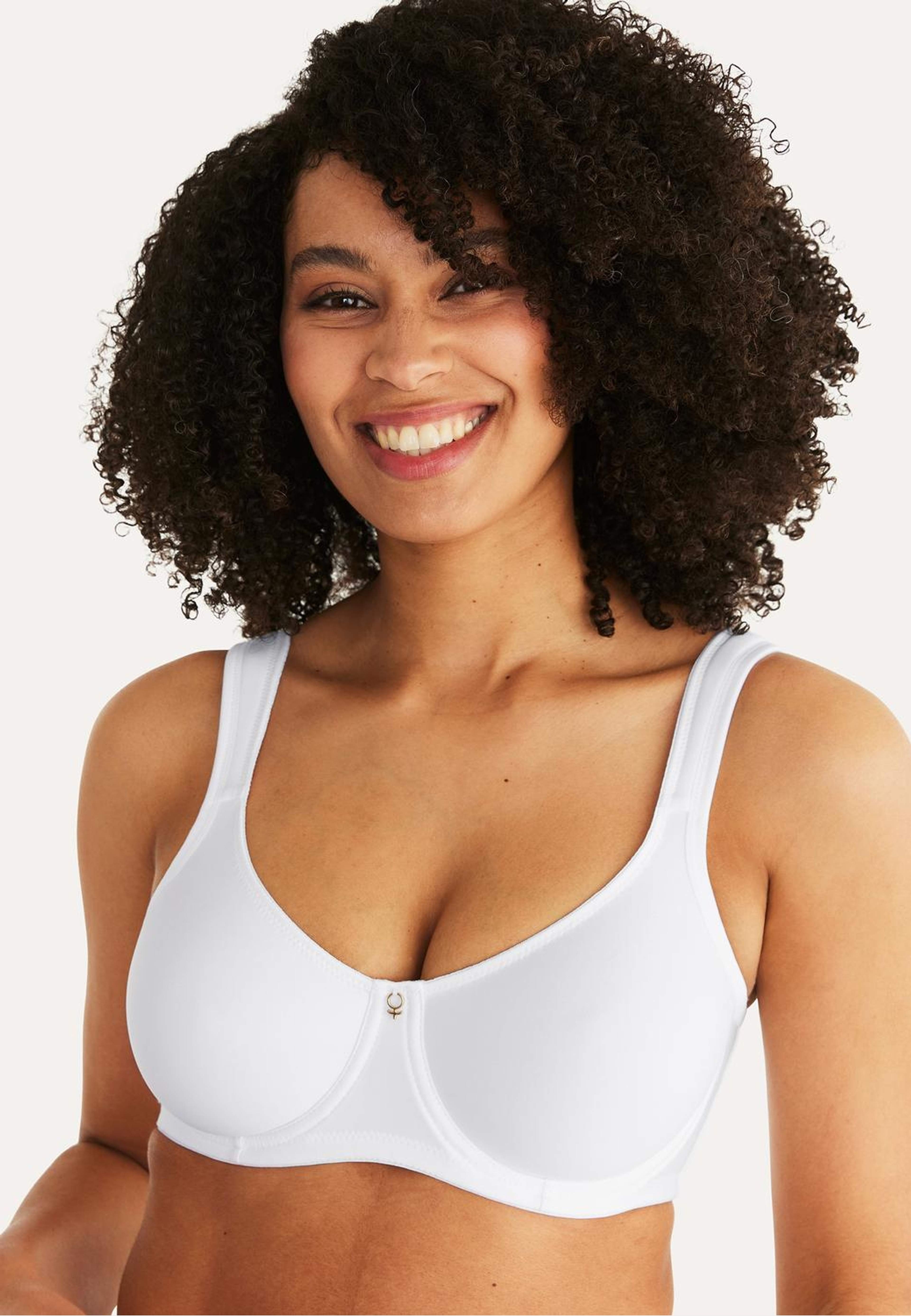 Clean Curves Formpressad Bygel-bh, från Swegmark, i färgen white. Klicka för att öppna bilden i stort format