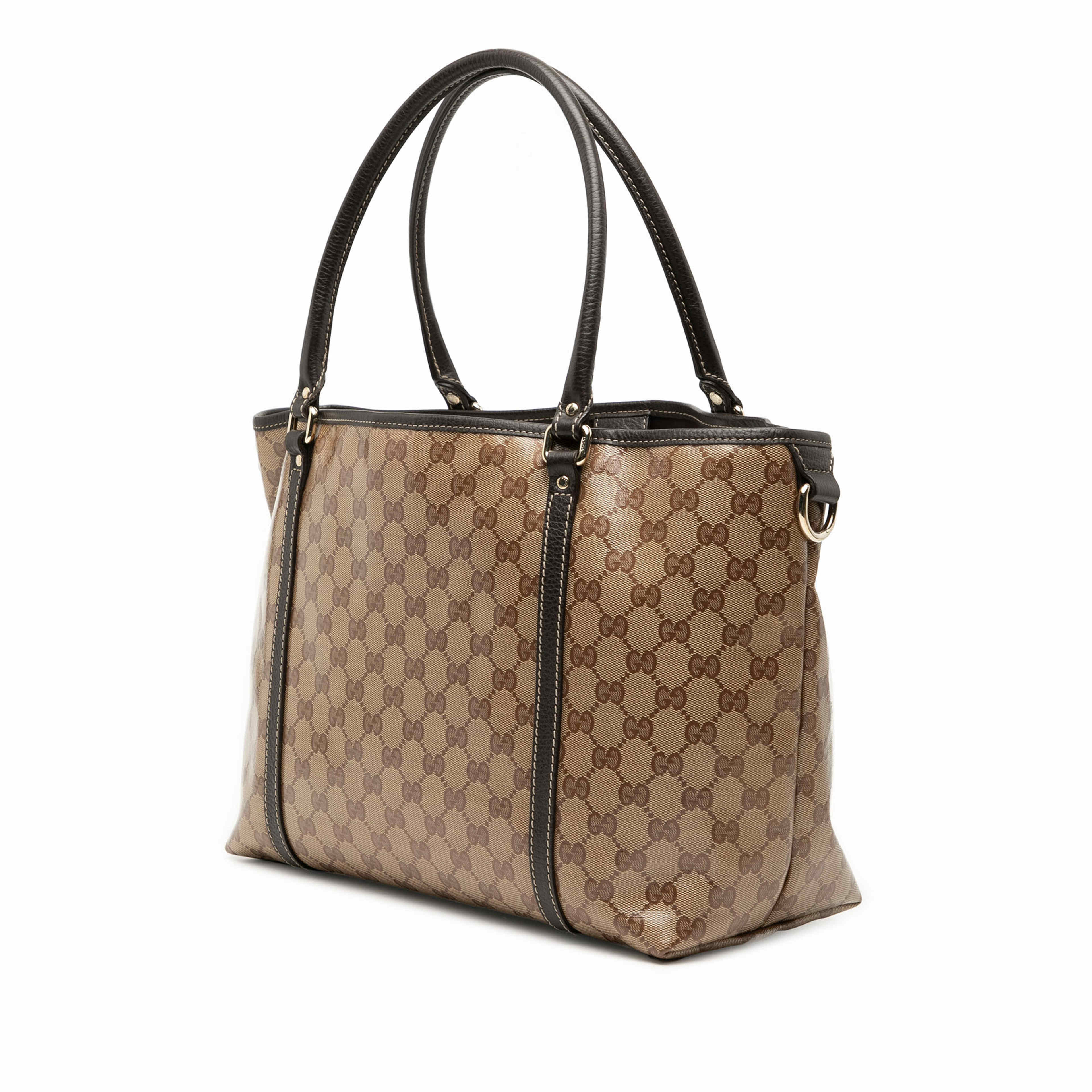 Gucci Gg Crystal Joy Tote, från Luxclusif, i färgen beige. Klicka för att öppna bilden i stort format