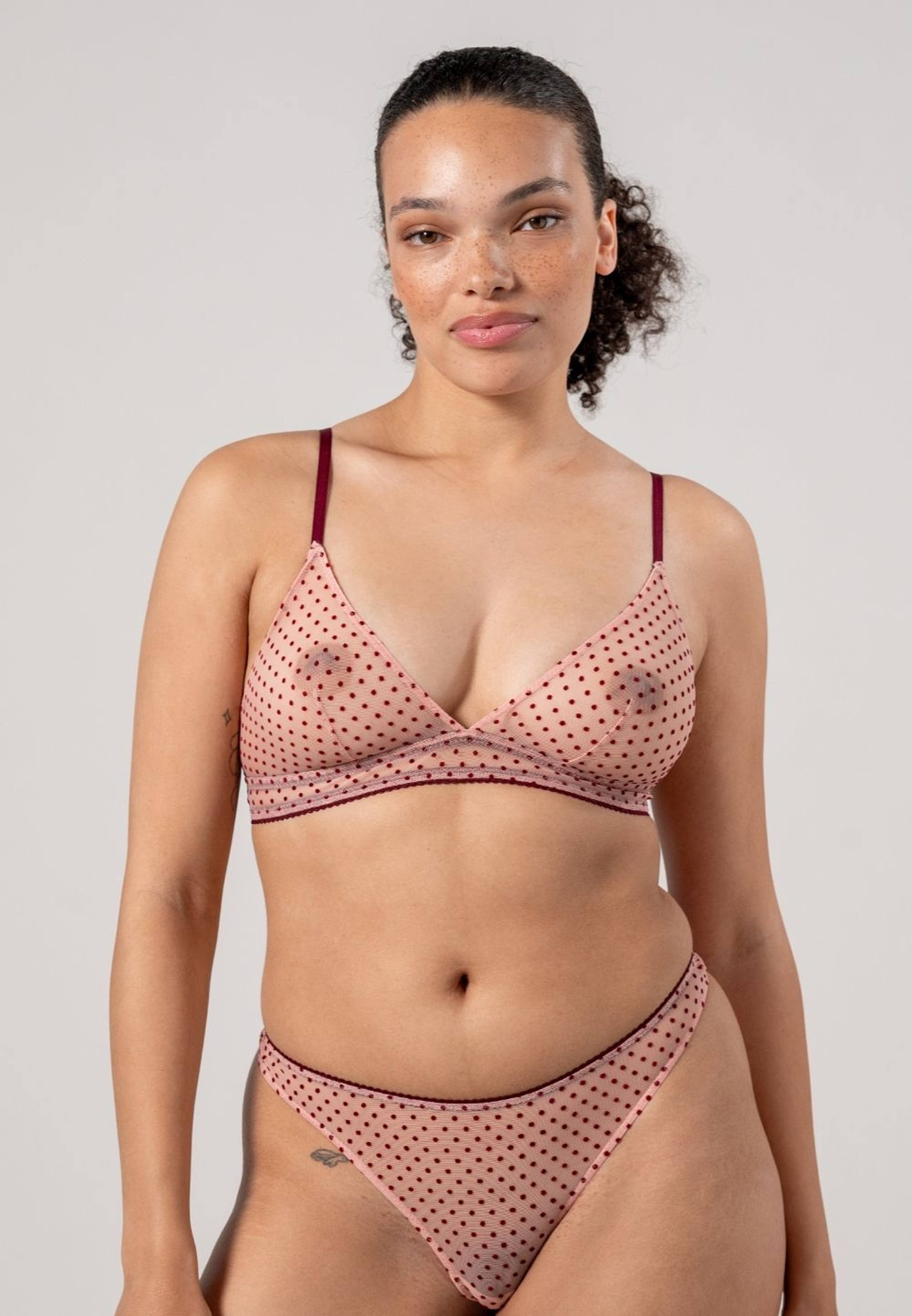 Mesh Triangle Bralette