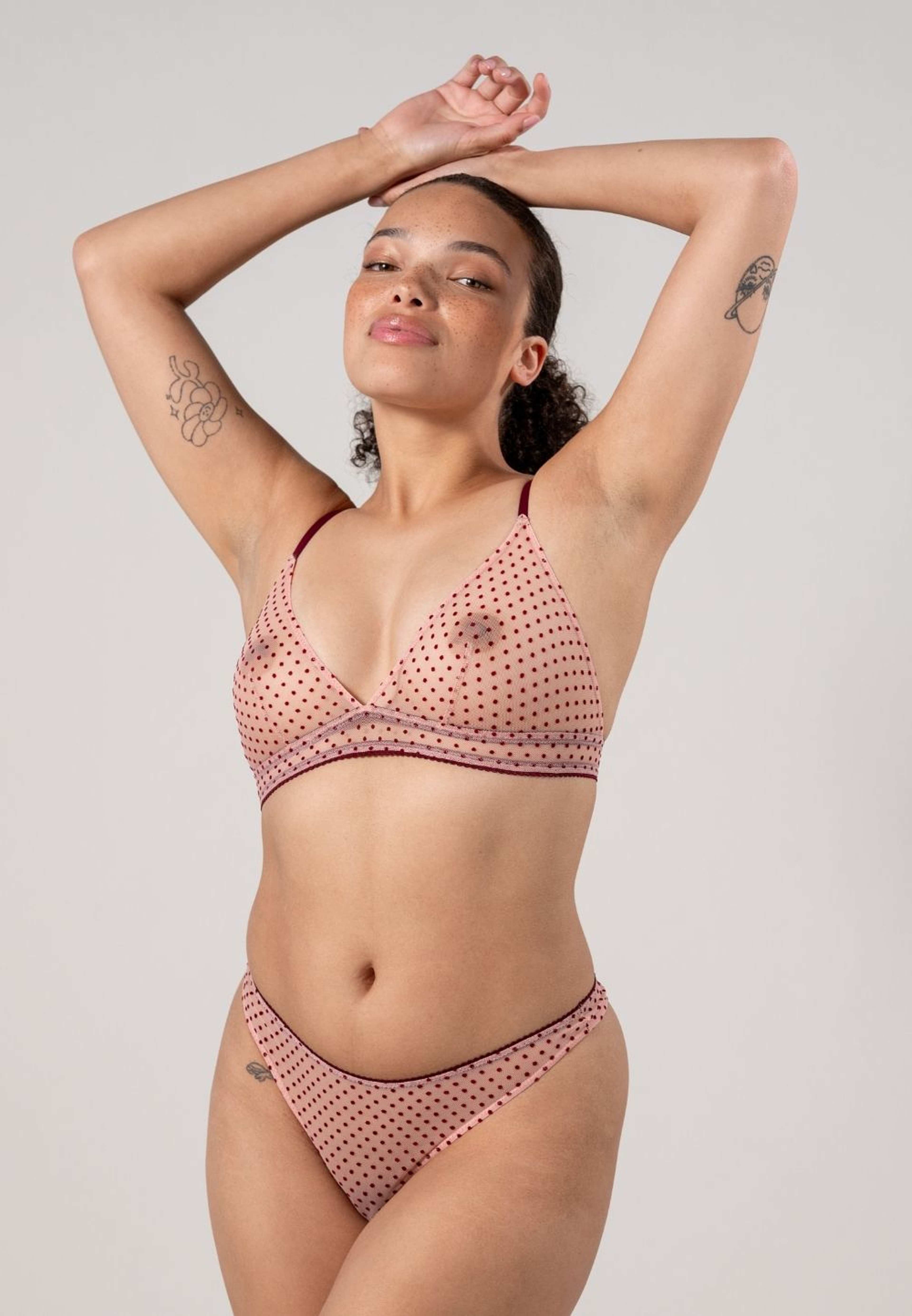 Mesh Triangle Bralette