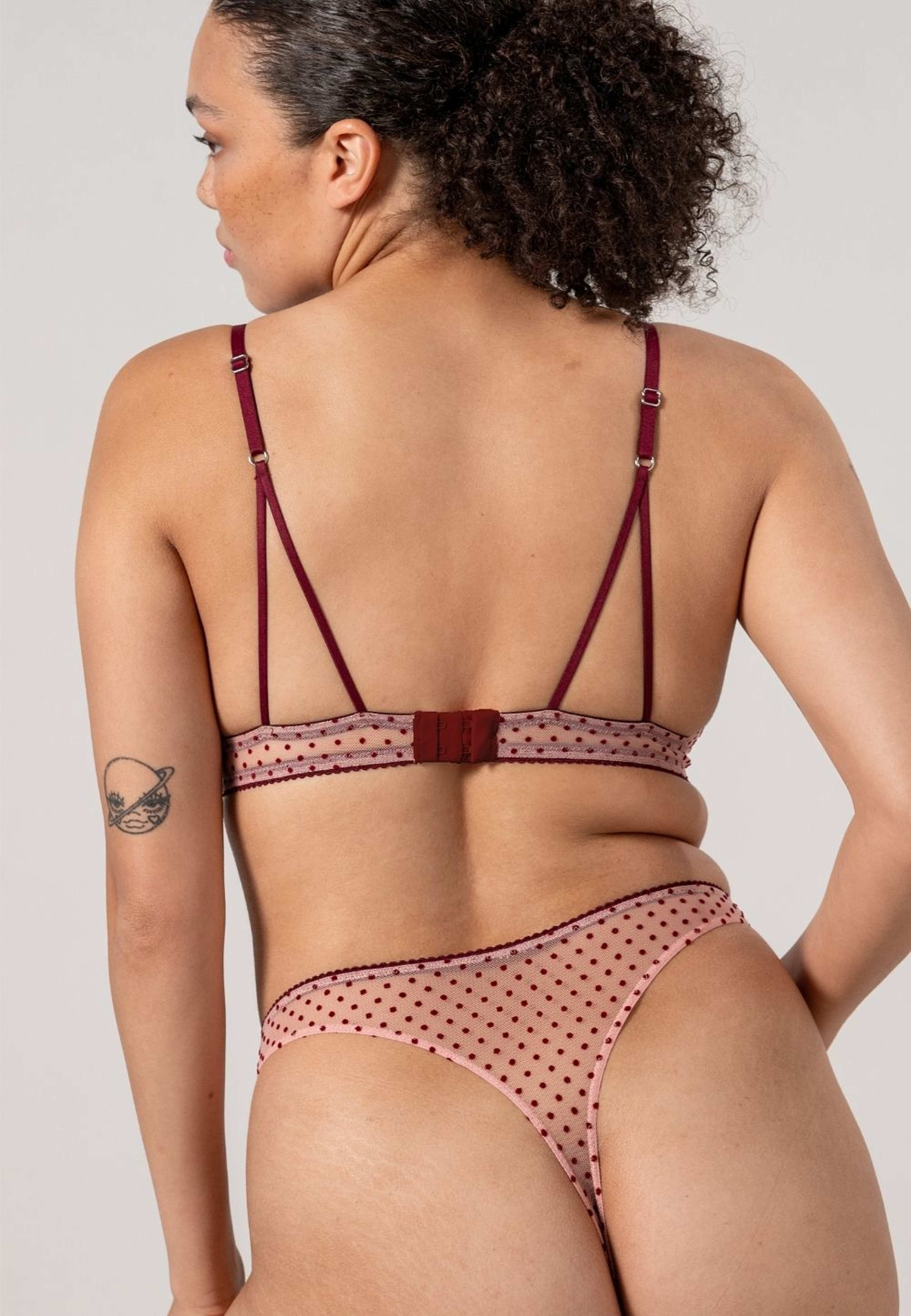 Mesh Triangle Bralette