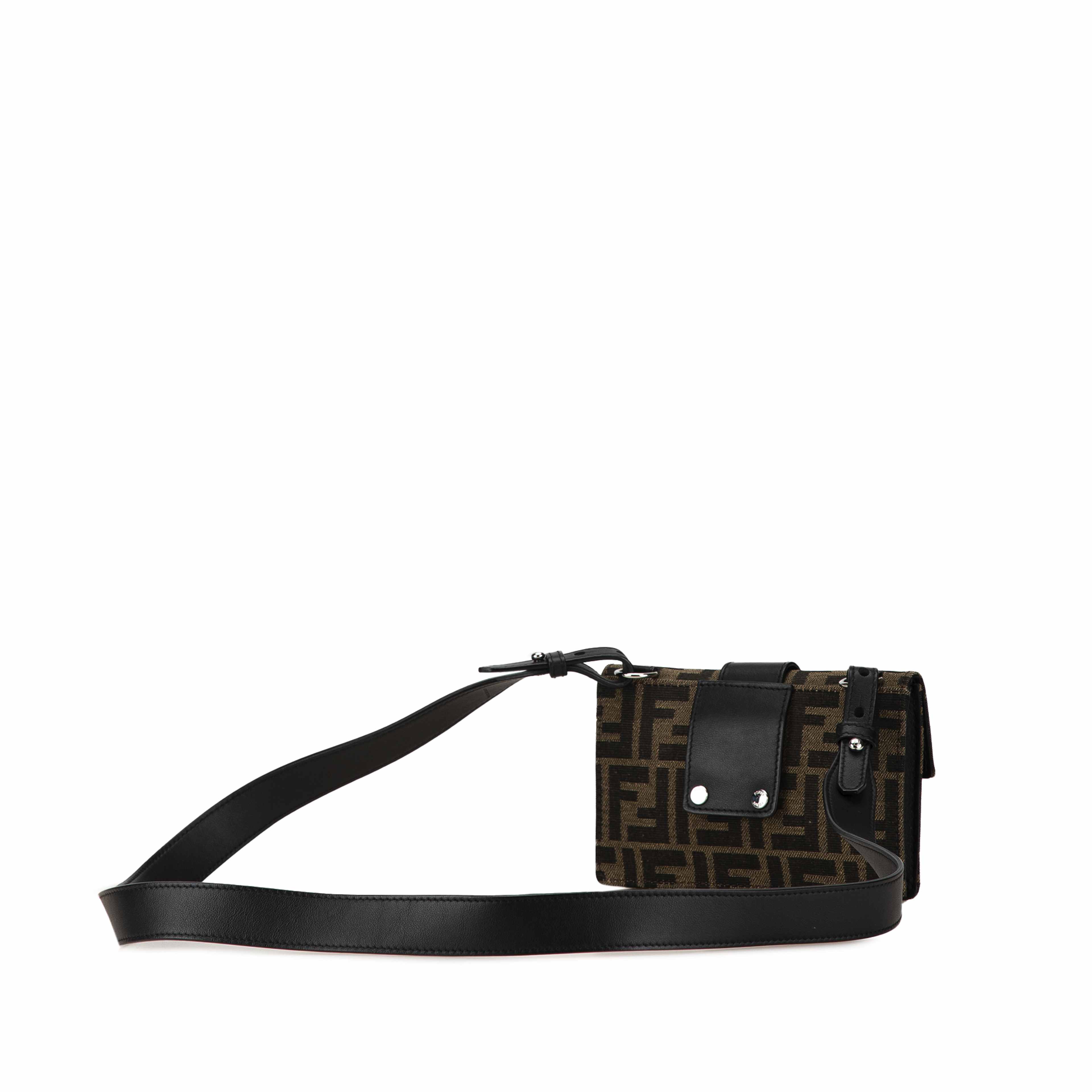 Fendi Zucca Canvas Convertible Belt Bag