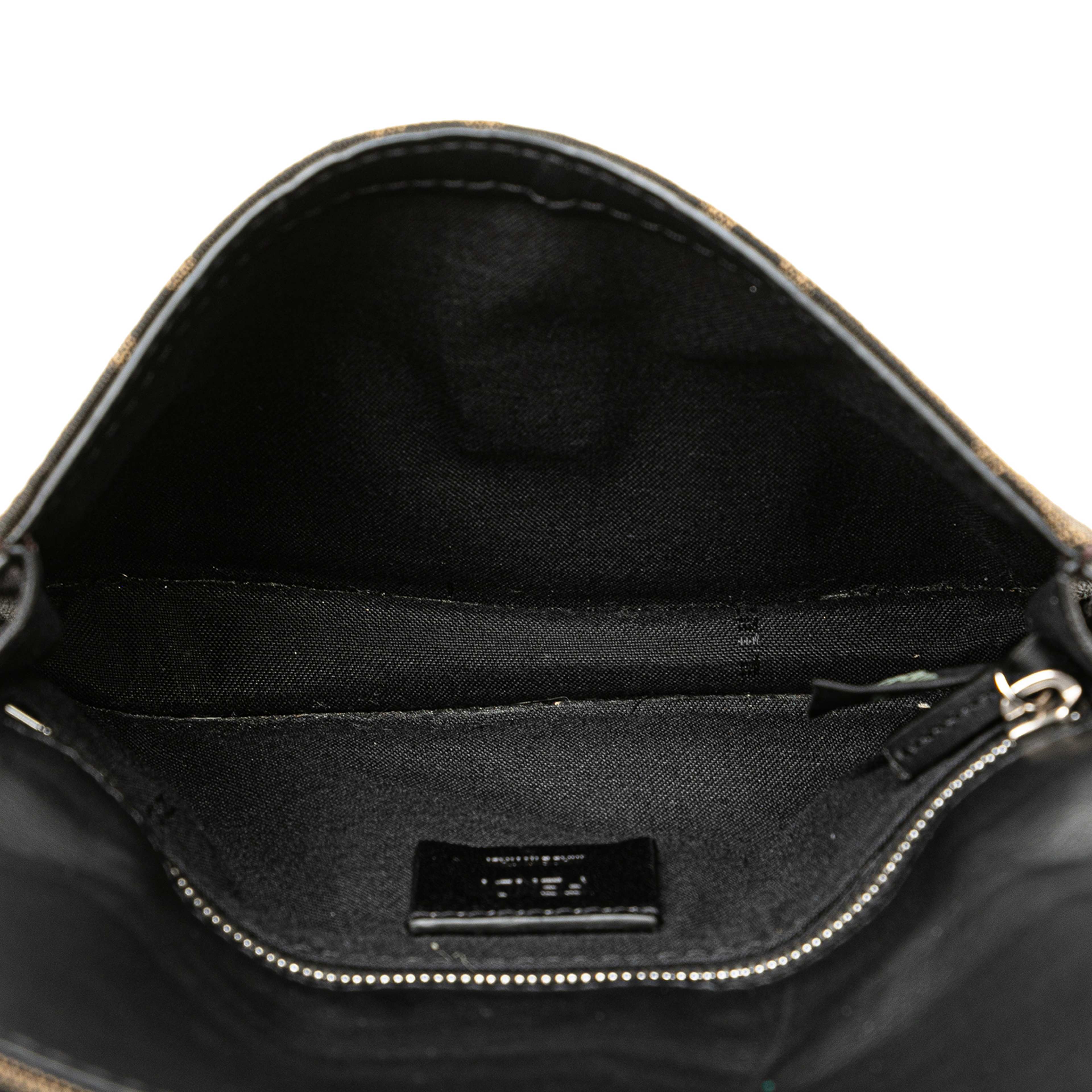 Fendi Zucca Canvas Convertible Belt Bag