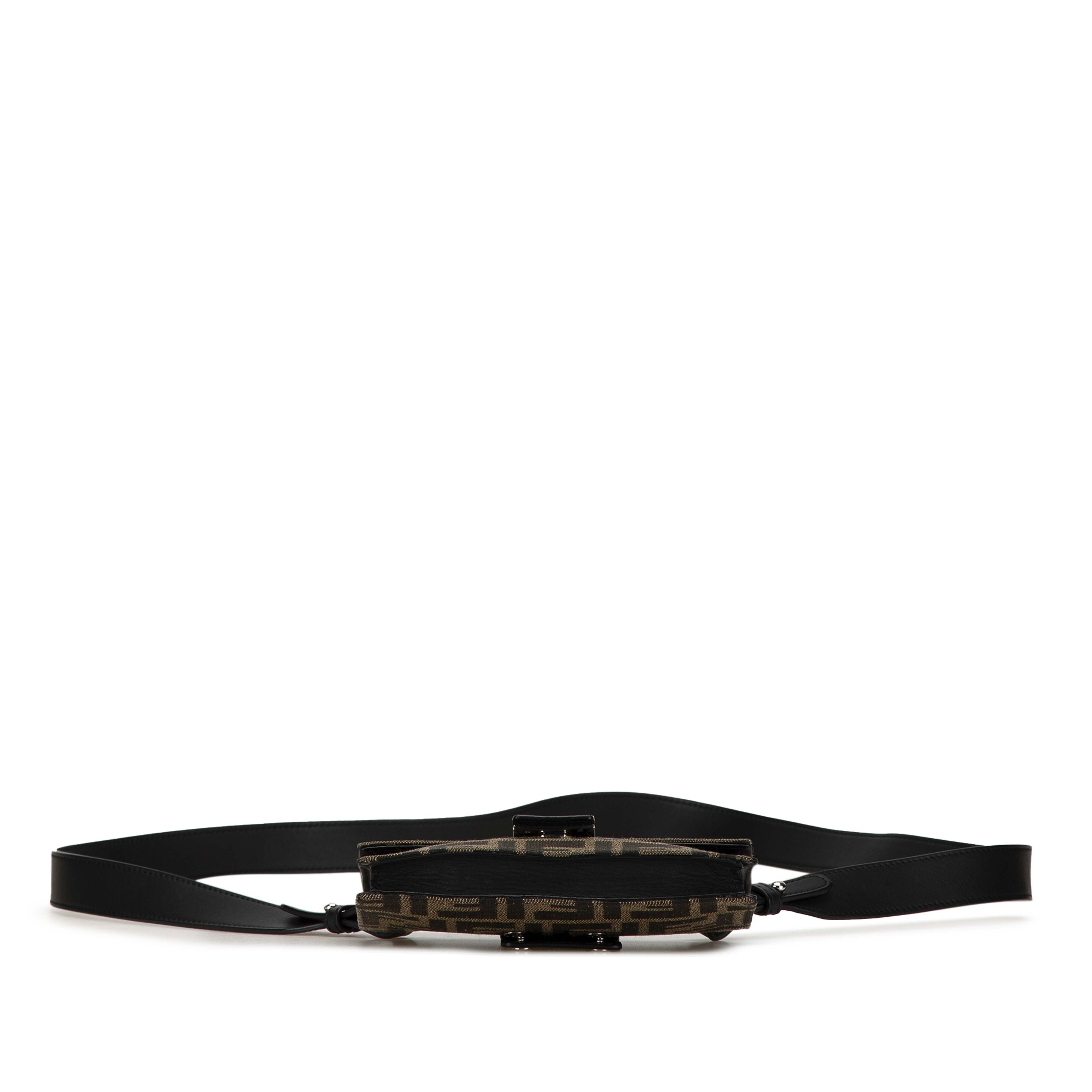Fendi Zucca Canvas Convertible Belt Bag