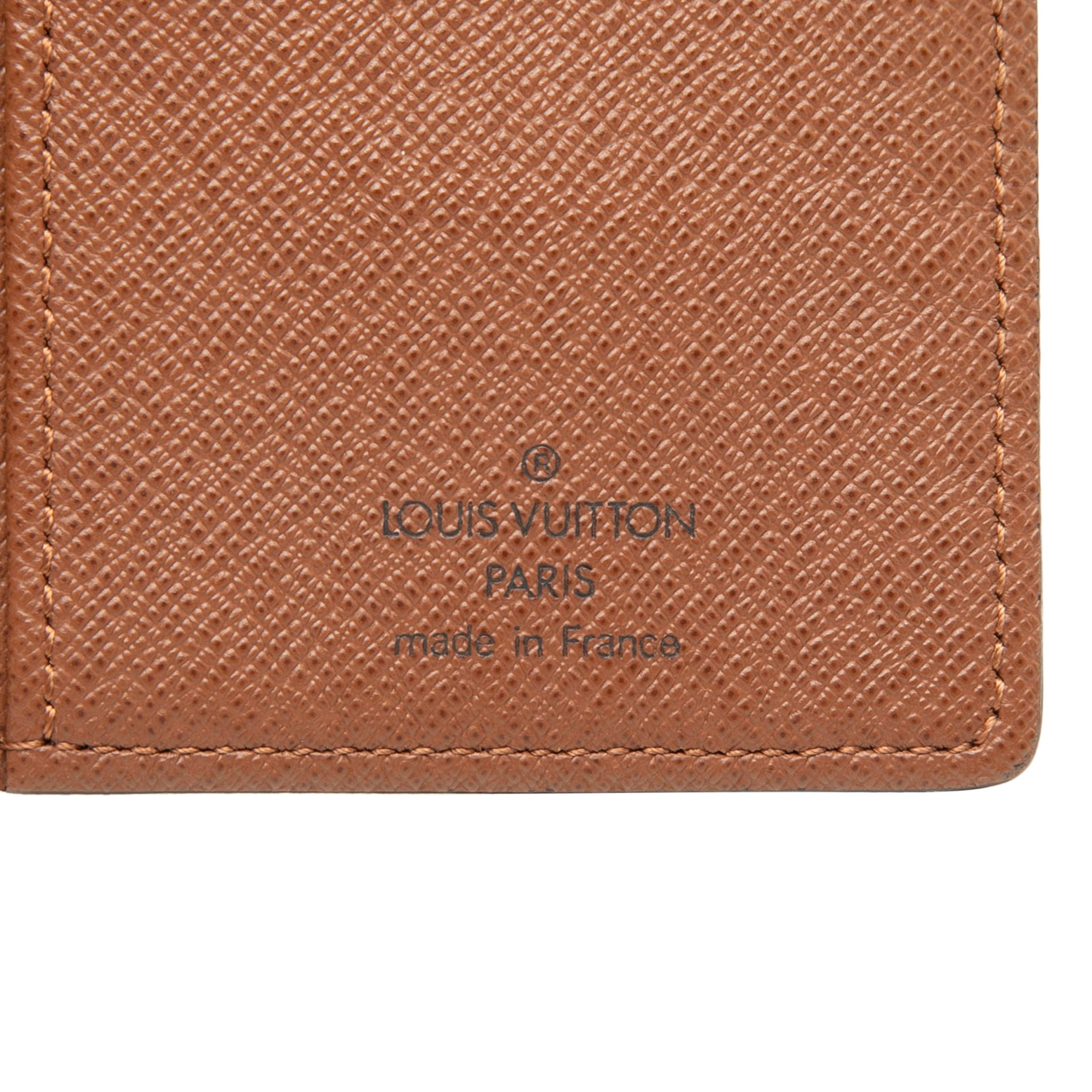 Louis Vuitton Monogram Brazza Long Wallet, från Luxclusif, i färgen brown. Klicka för att öppna bilden i stort format