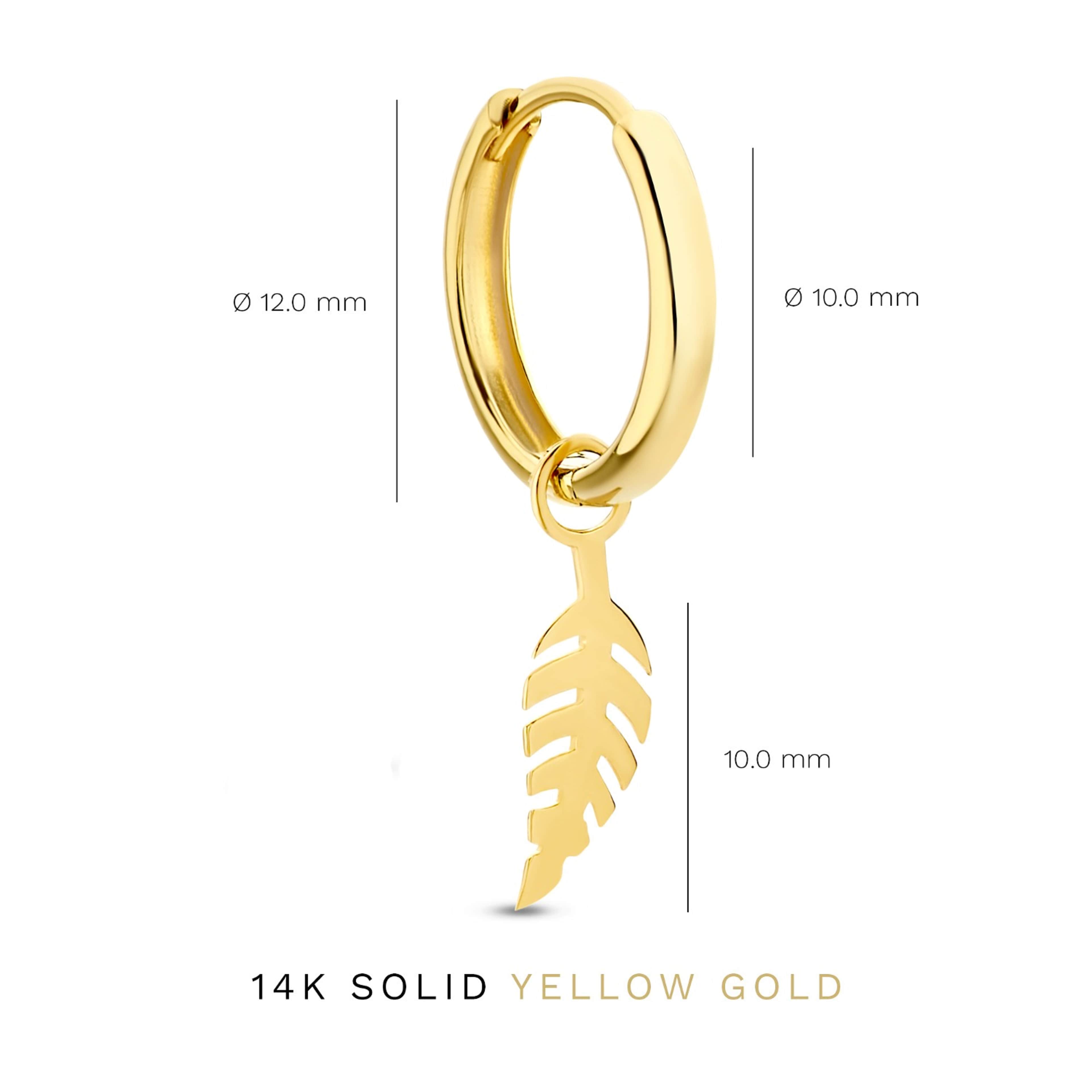 Monceau 14 Karat Guld Creoler