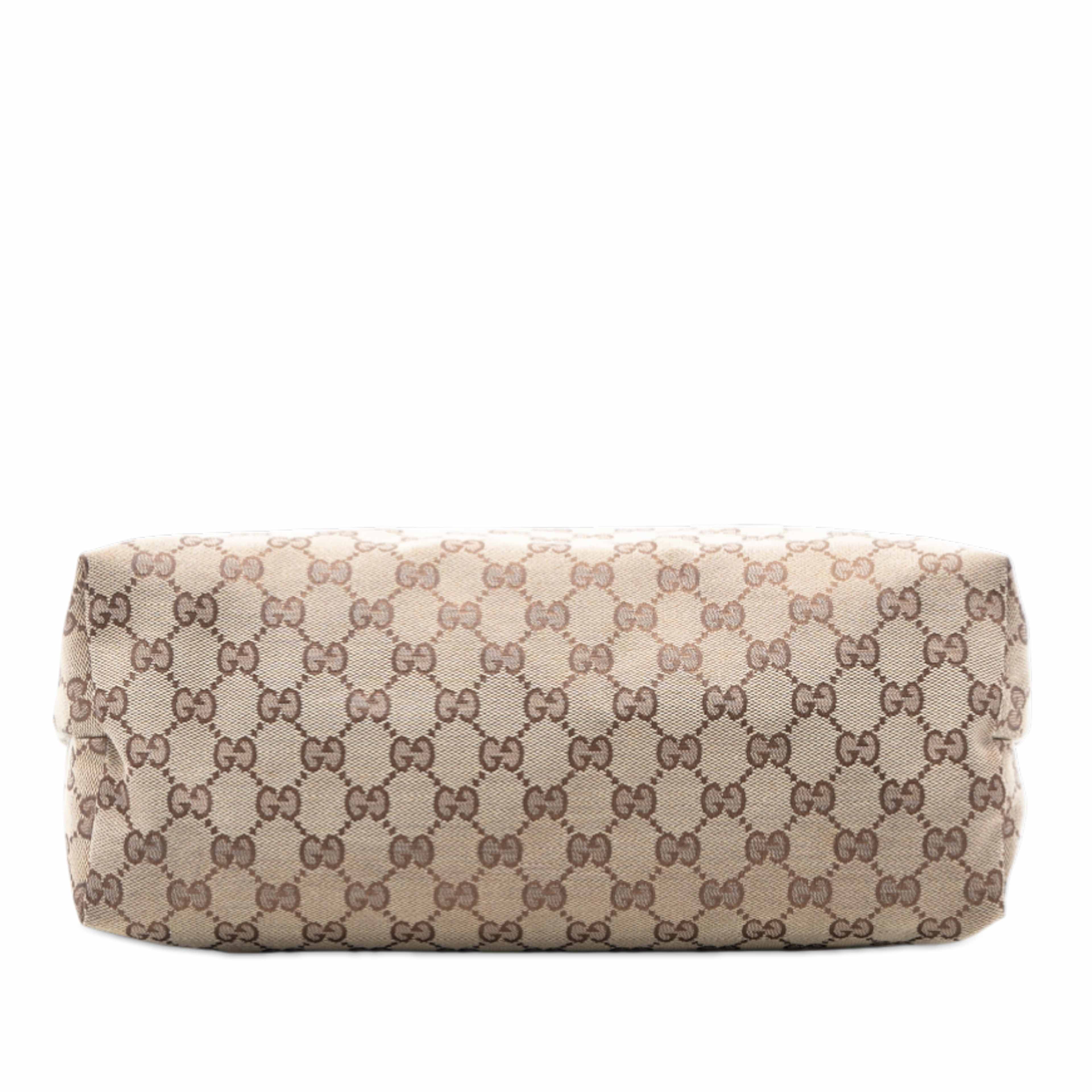 Gucci Gg Canvas Web Crossbody, från Luxclusif, i färgen beige. Klicka för att öppna bilden i stort format
