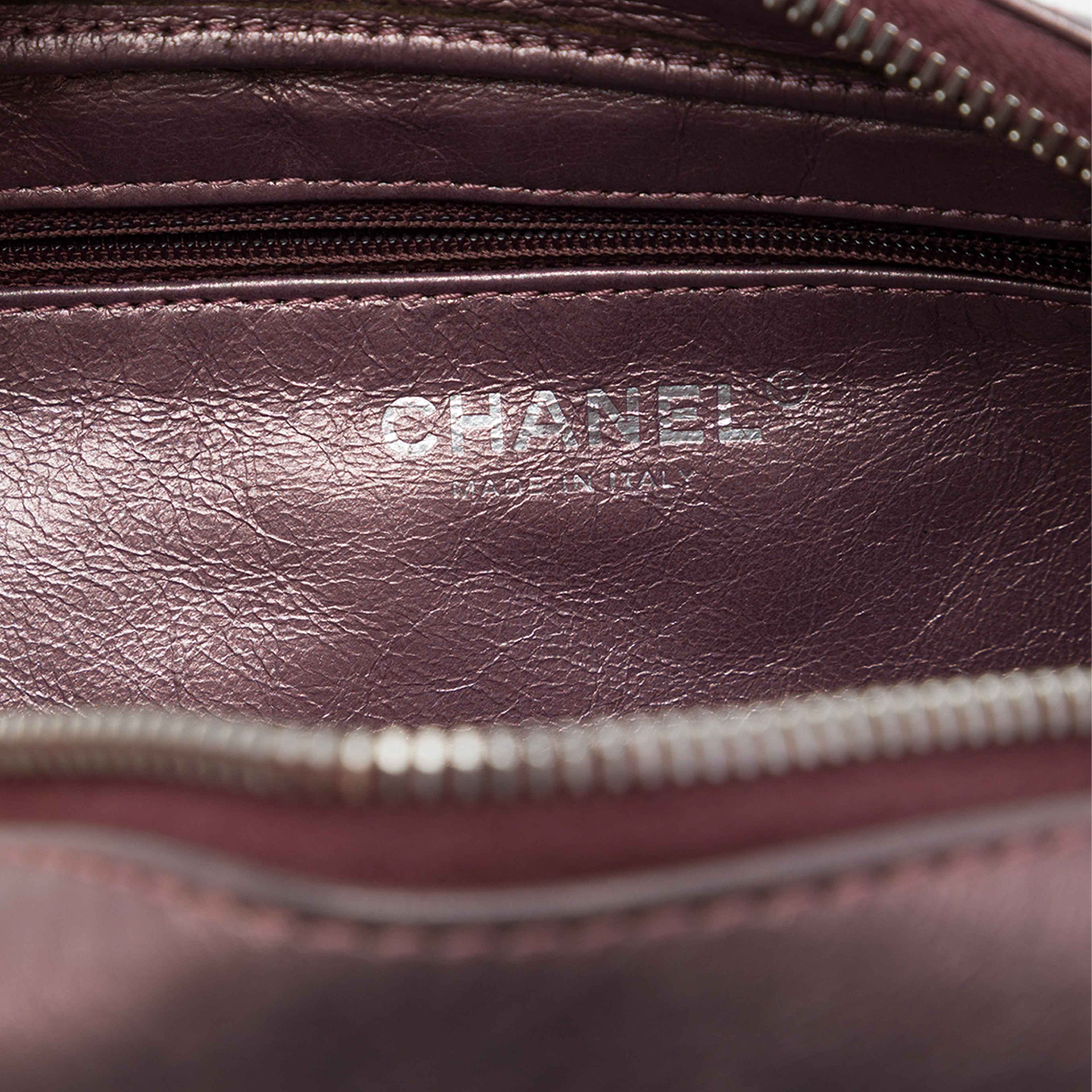 Chanel Medium Quilted Metallic Aged Calfskin Reissue 2.55 Camera Bag ...