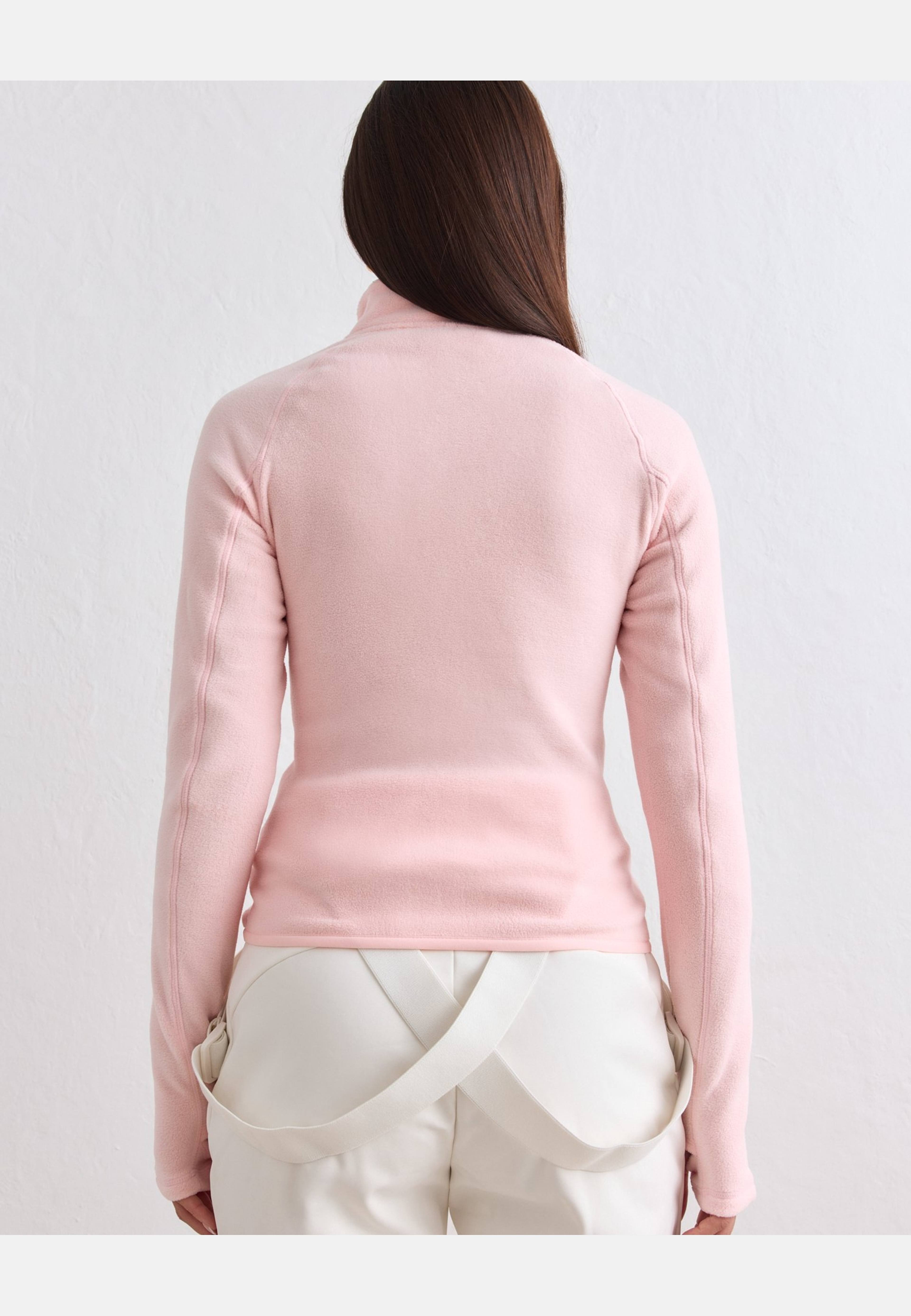 Stretch Fleece Zip Jacket, från aim'n, i färgen pink frost. Klicka för att öppna bilden i stort format