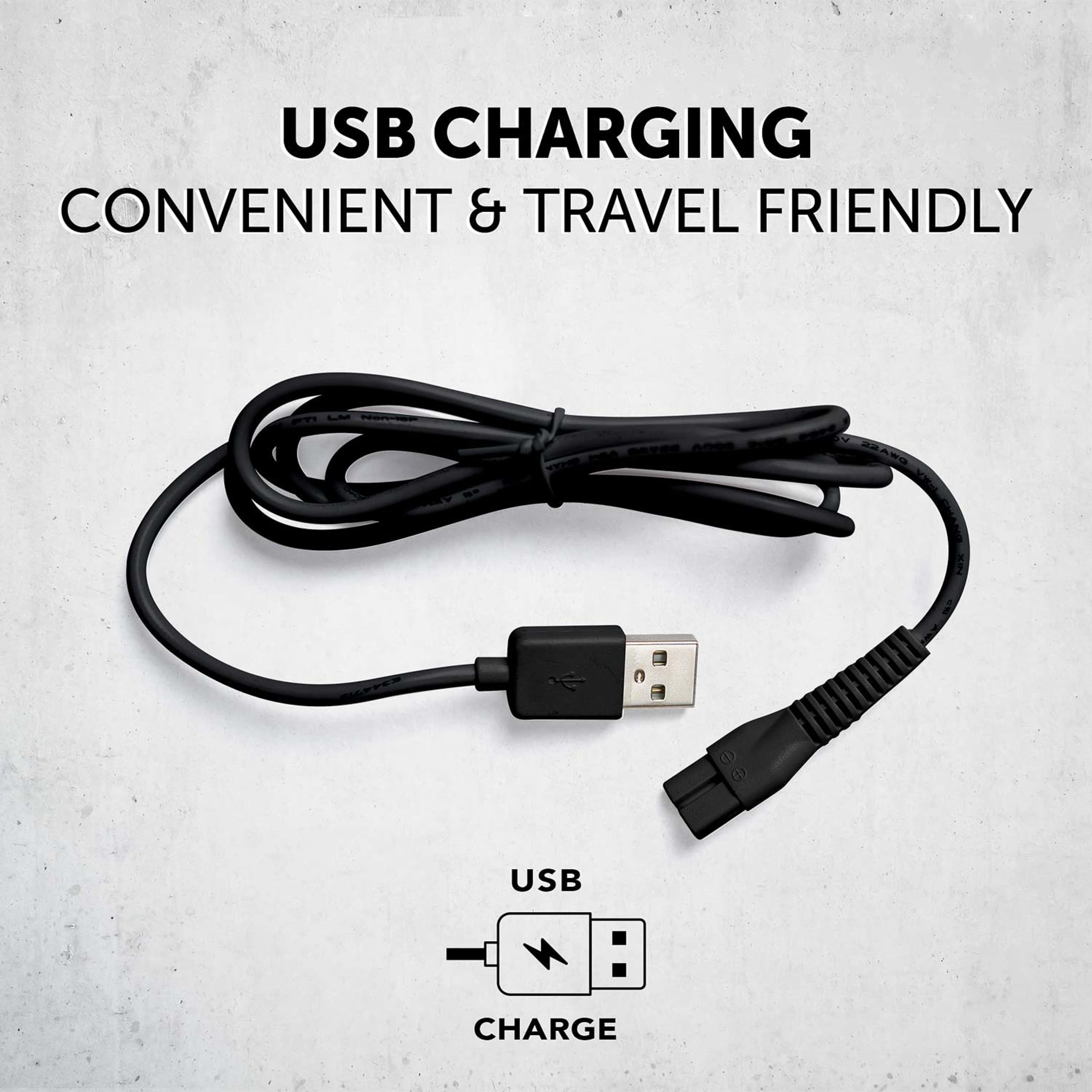 Skäggtrimmer Color Trim, från Wahl, i färgen silver/svart. Klicka för att öppna bilden i stort format