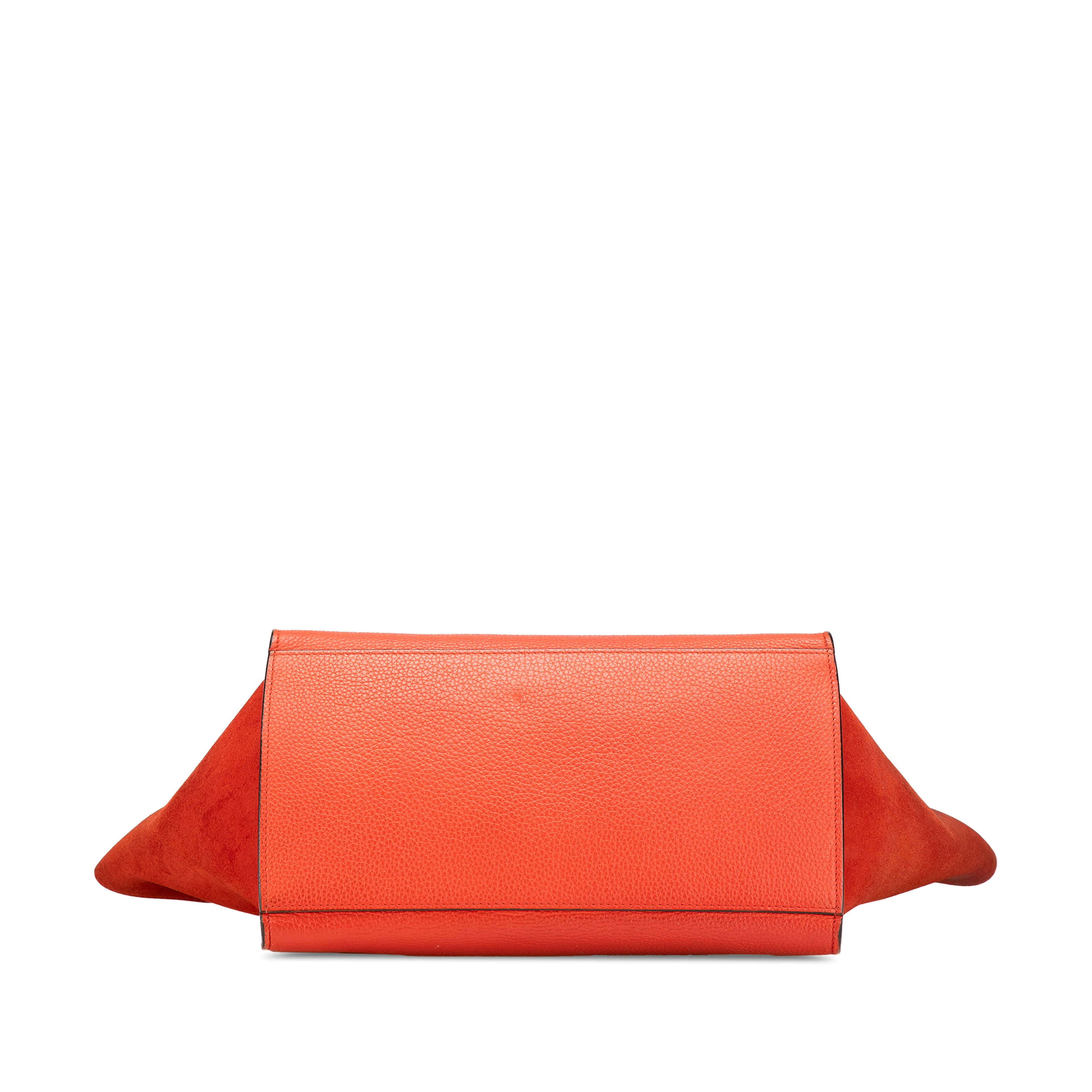 Celine Small Leather Trapeze Satchel