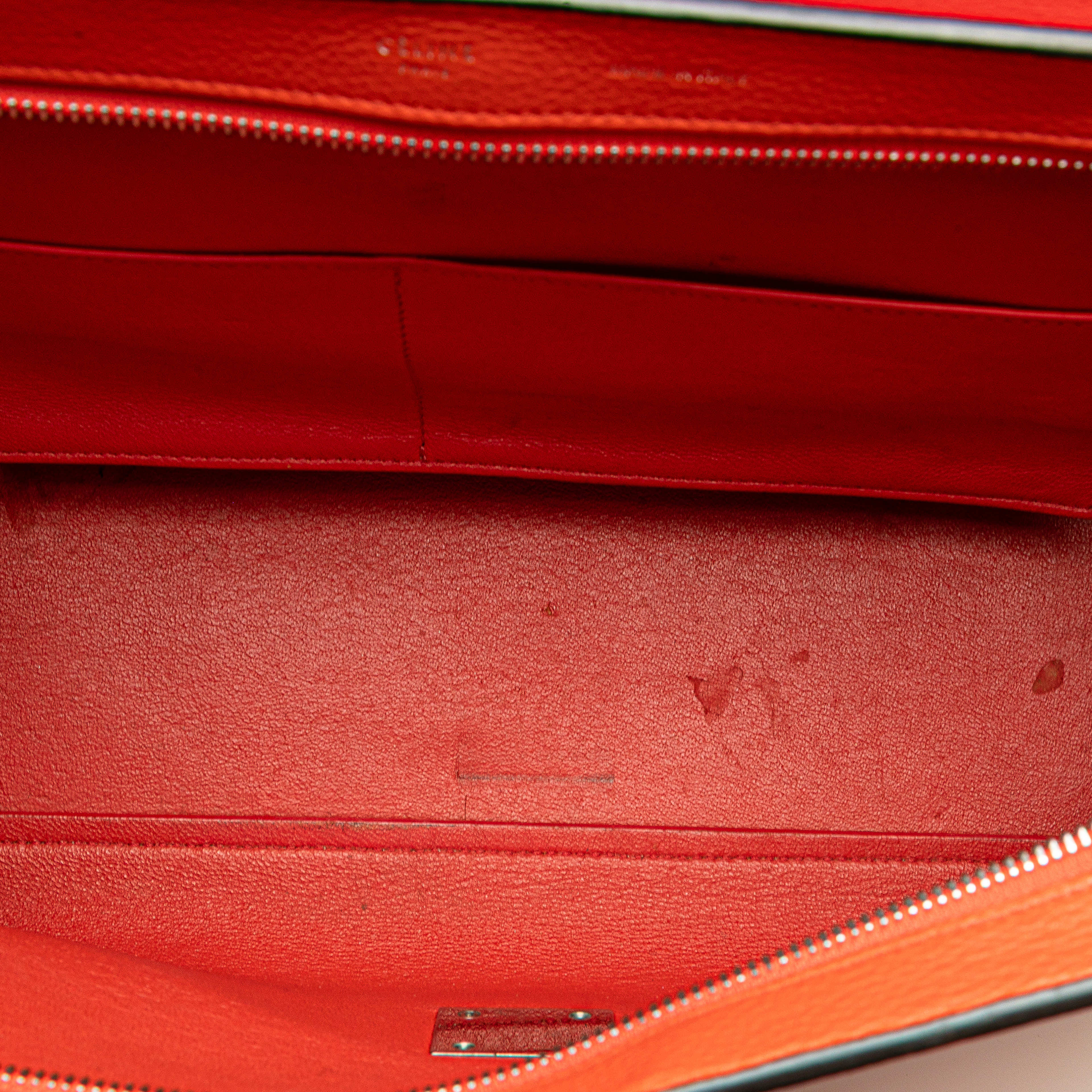 Celine Small Leather Trapeze Satchel