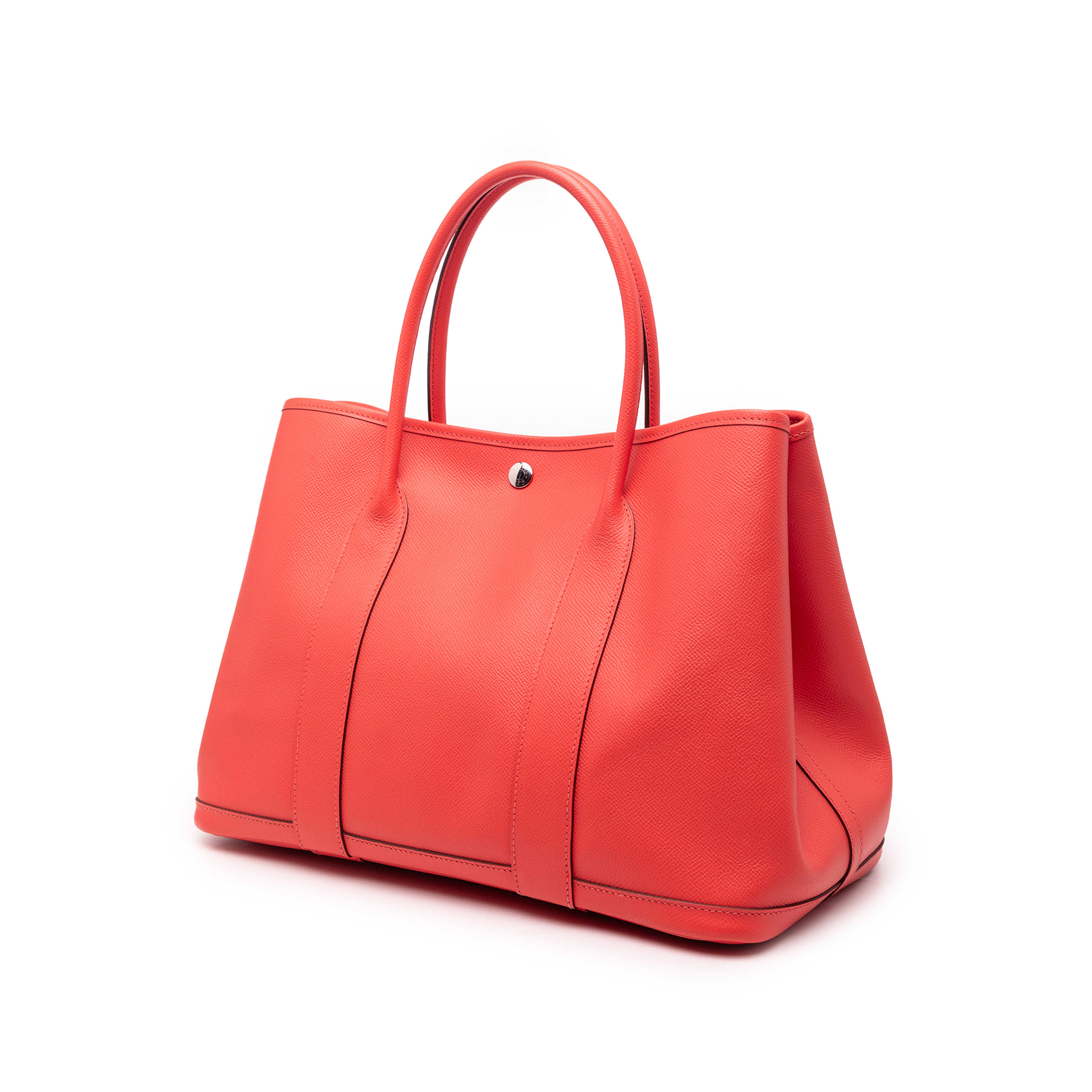 Hermès Negonda Garden Party 36, från Luxclusif, i färgen strawberry. Klicka för att öppna bilden i stort format