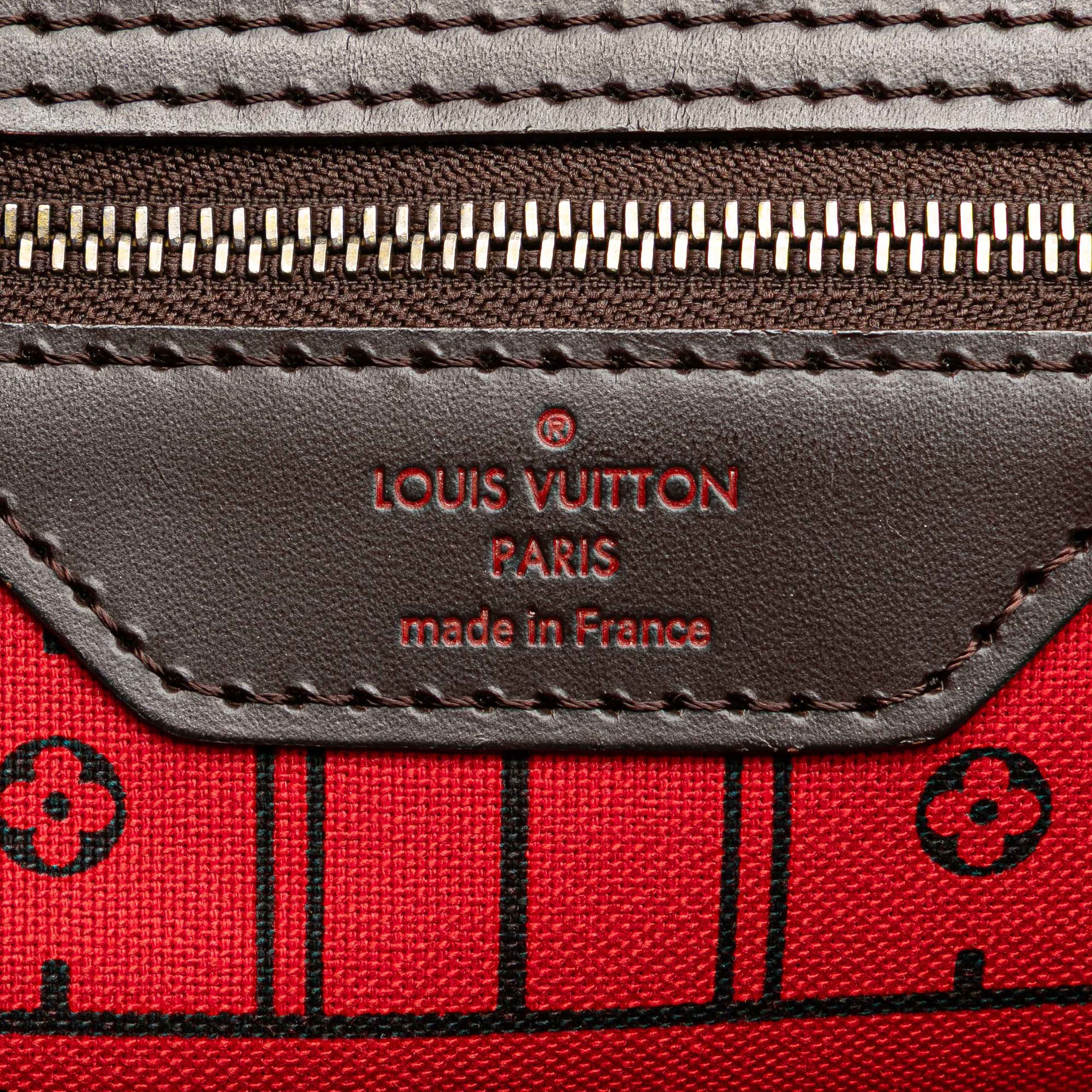 Louis Vuitton Damier Ebene Neverfull Mm