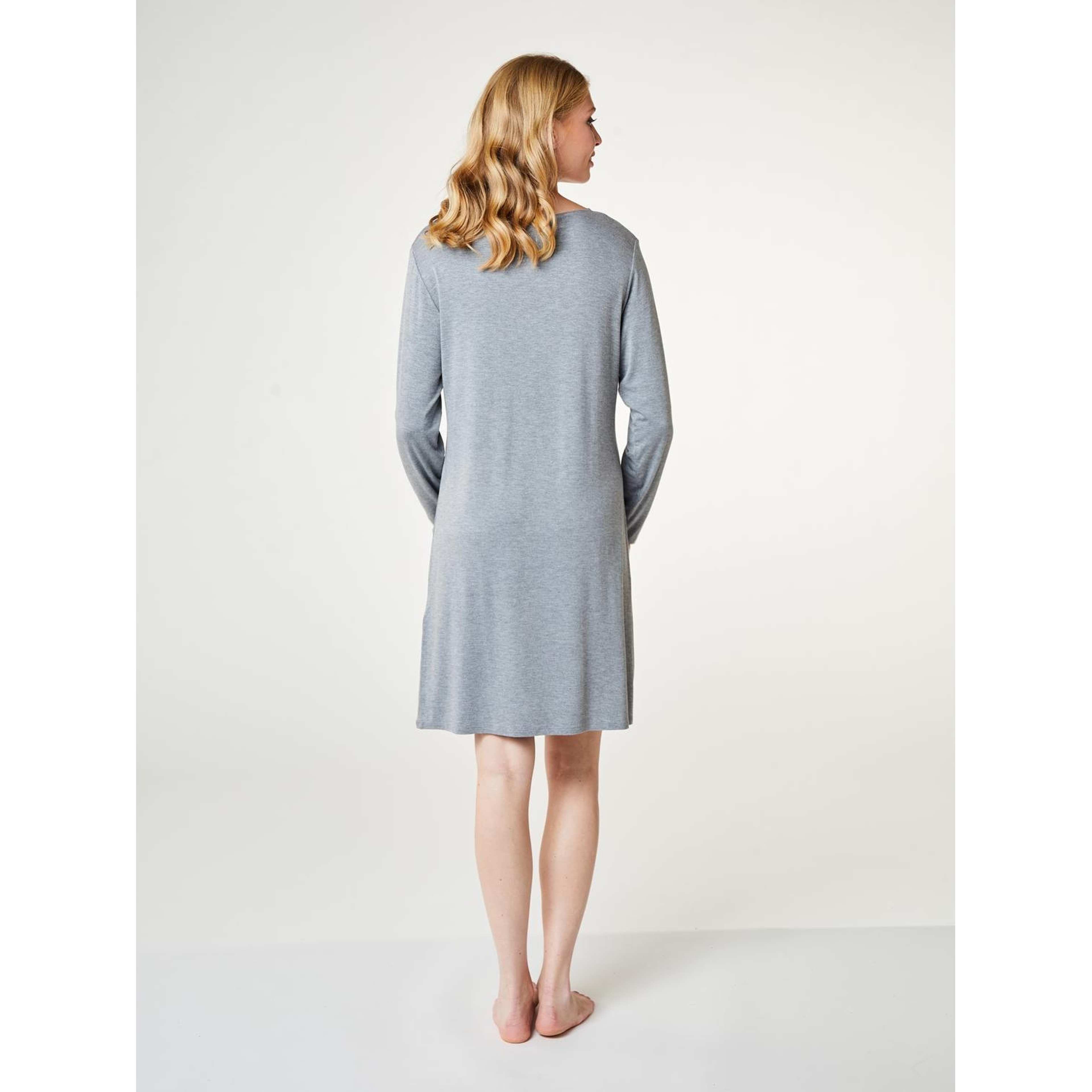 Ccdk Jacqueline L/s Dress Grey Melange