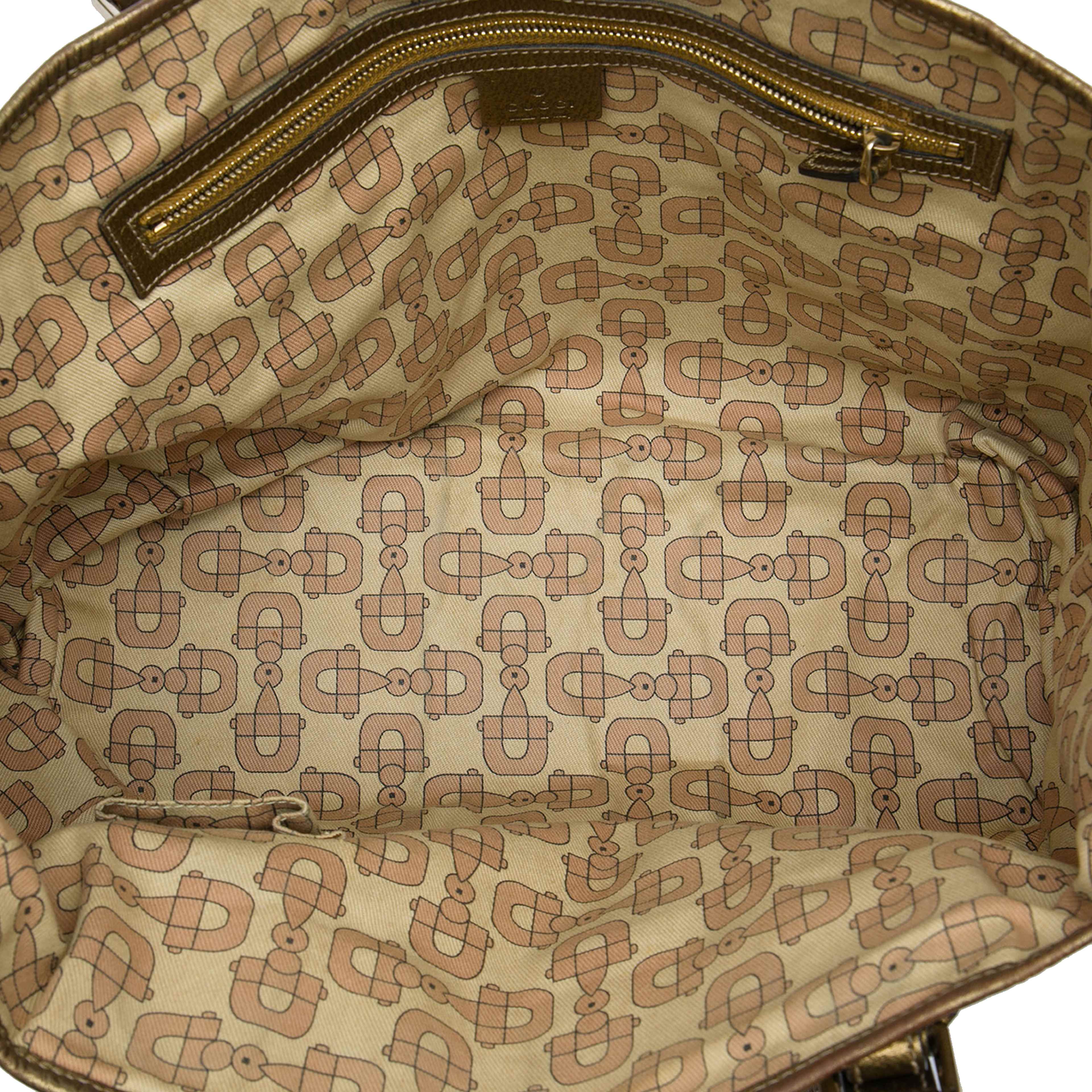 Gucci Large Gg Canvas Jolicoeur Tote, från Luxclusif, i färgen beige. Klicka för att öppna bilden i stort format