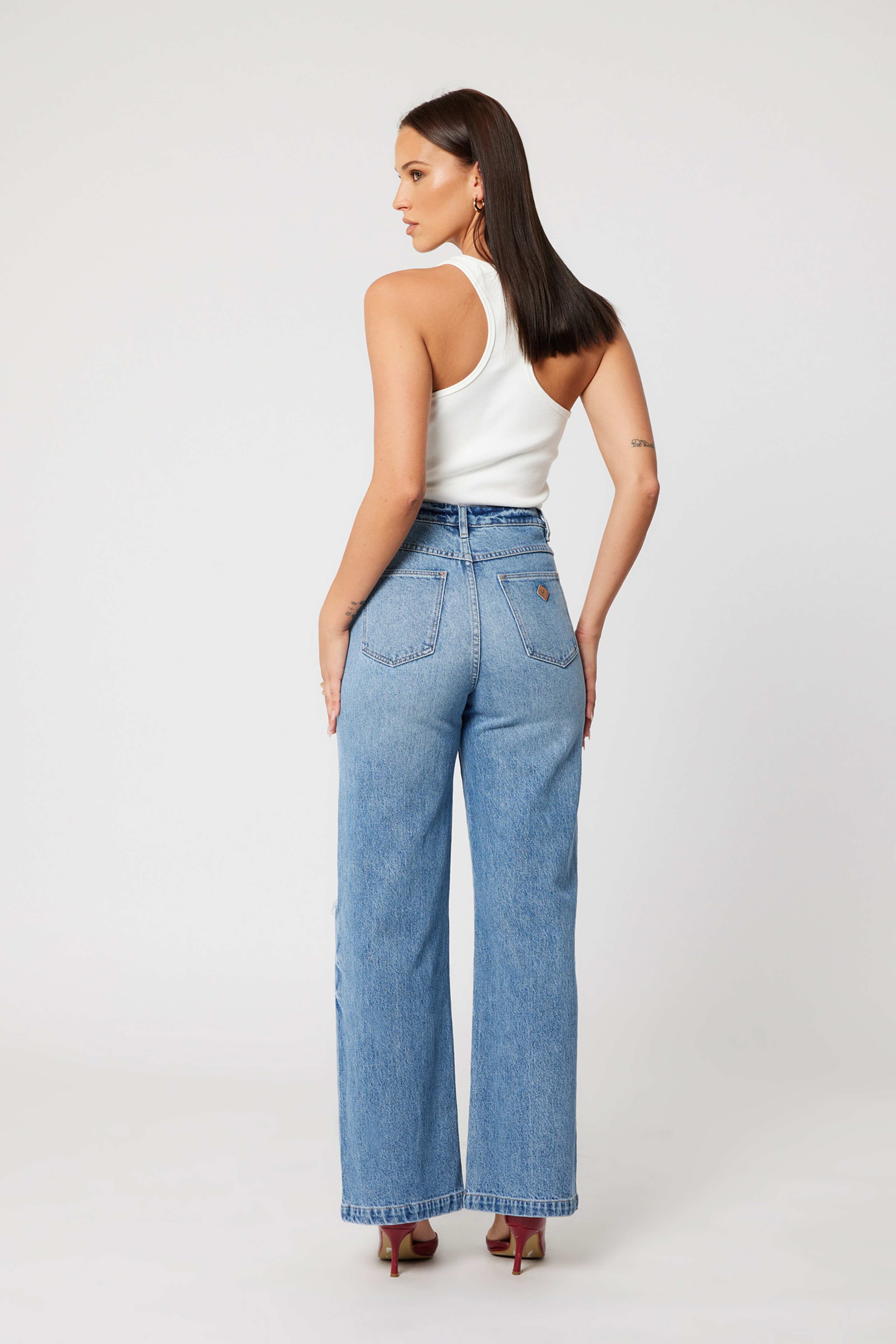 94 High Wide Liv Light Vintage Blue