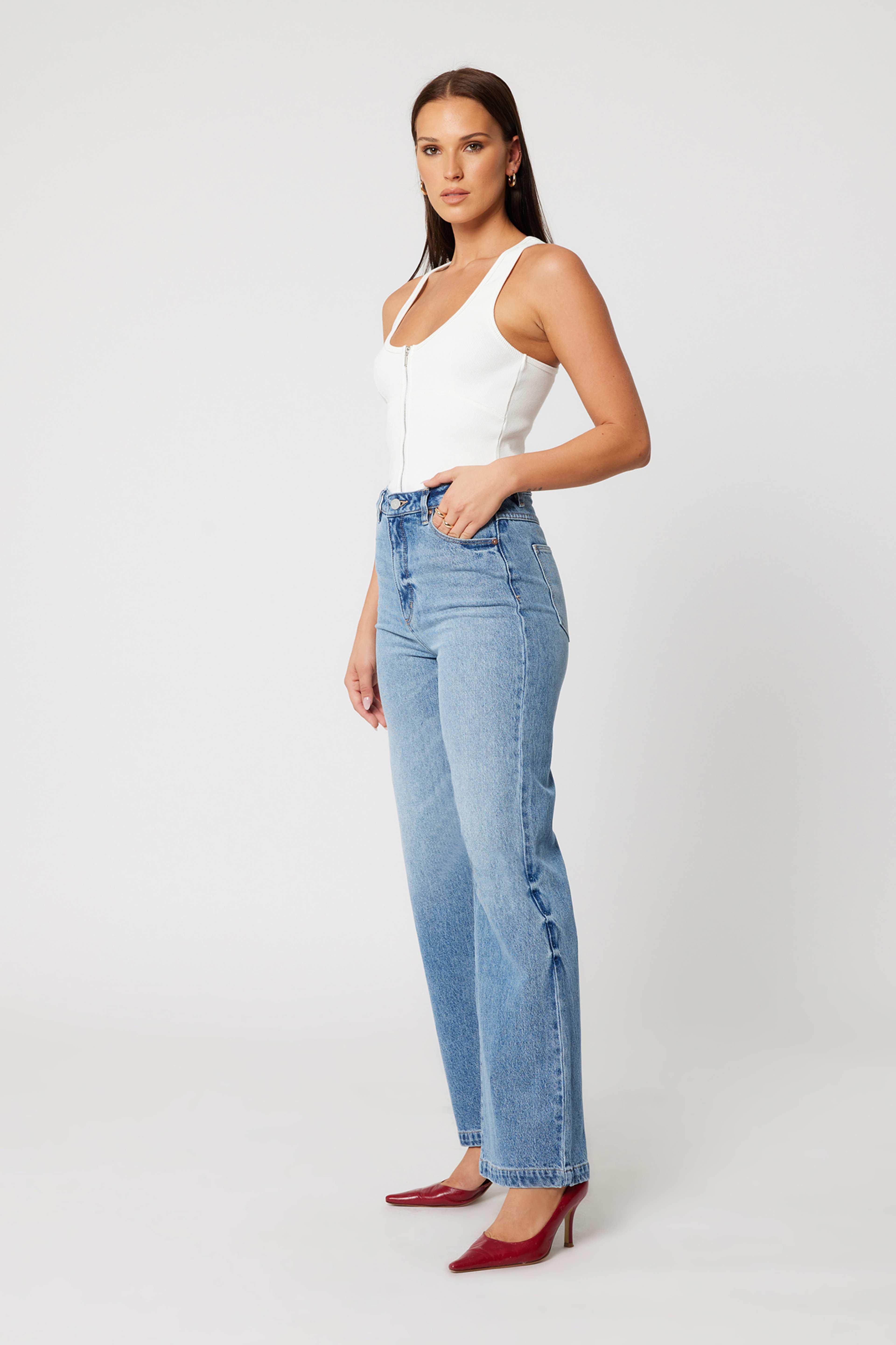 94 High Wide Liv Light Vintage Blue