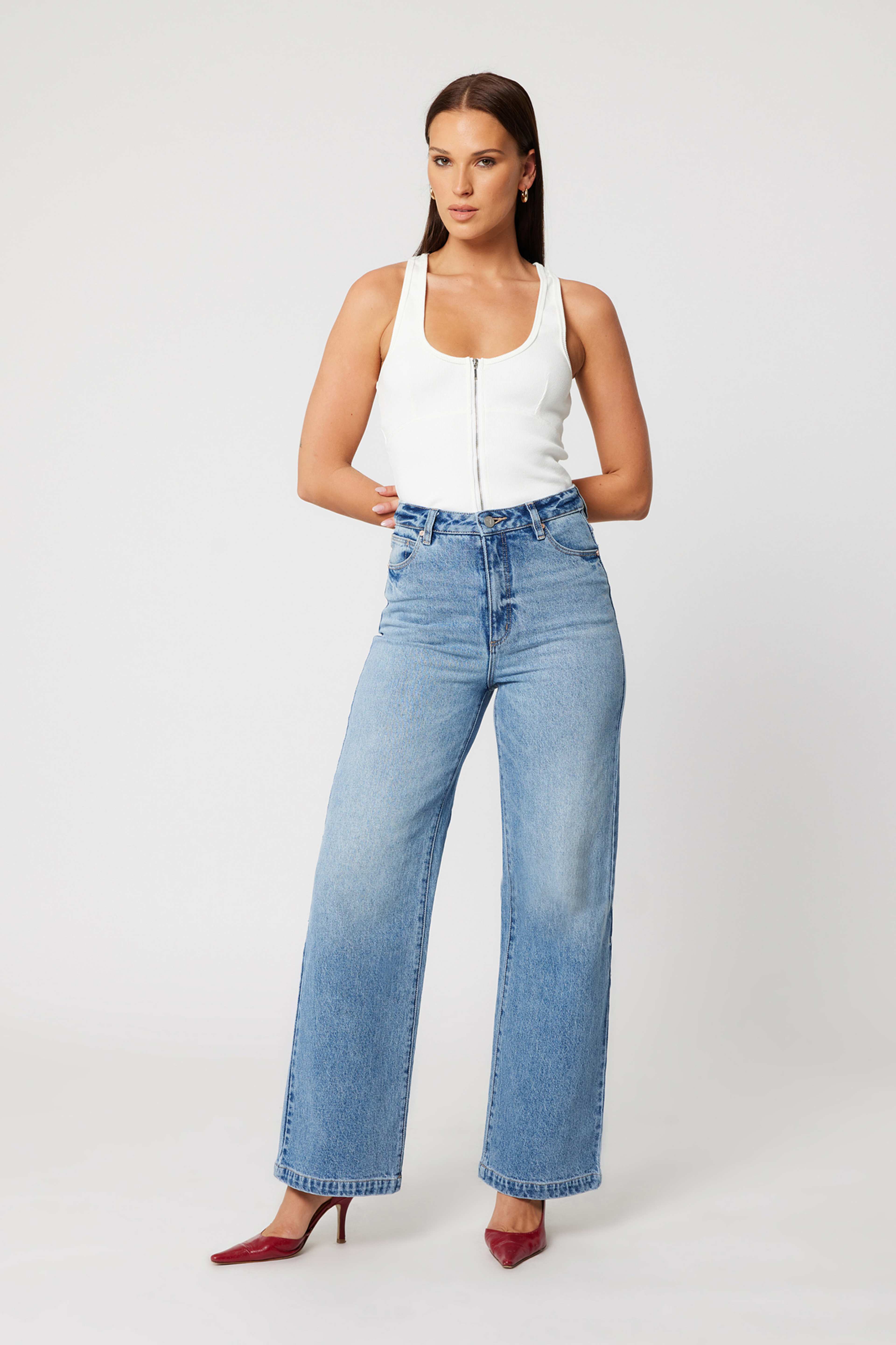 94 High Wide Liv Light Vintage Blue