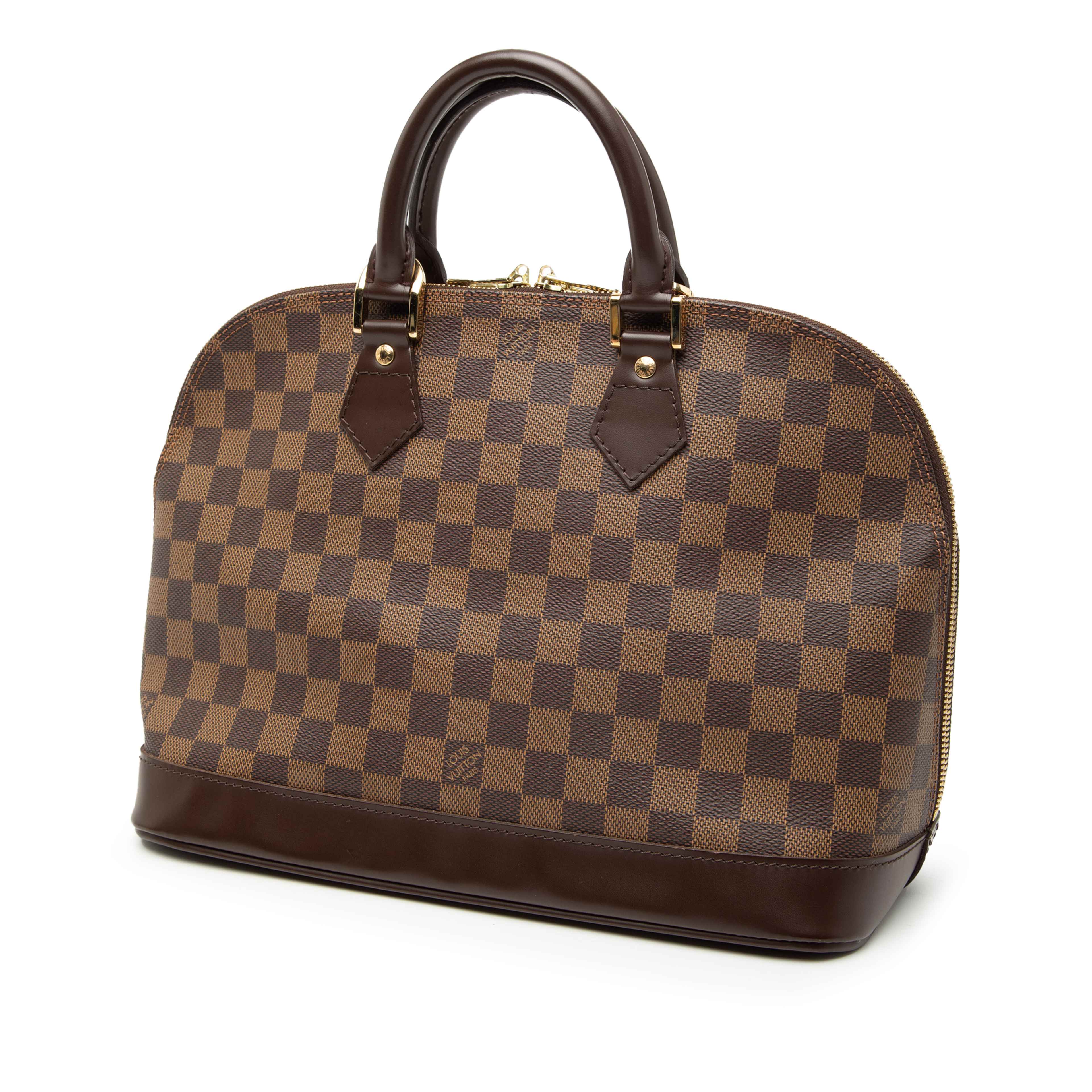 Louis Vuitton Damier Ebene Alma Pm, från Luxclusif, i färgen brown. Klicka för att öppna bilden i stort format