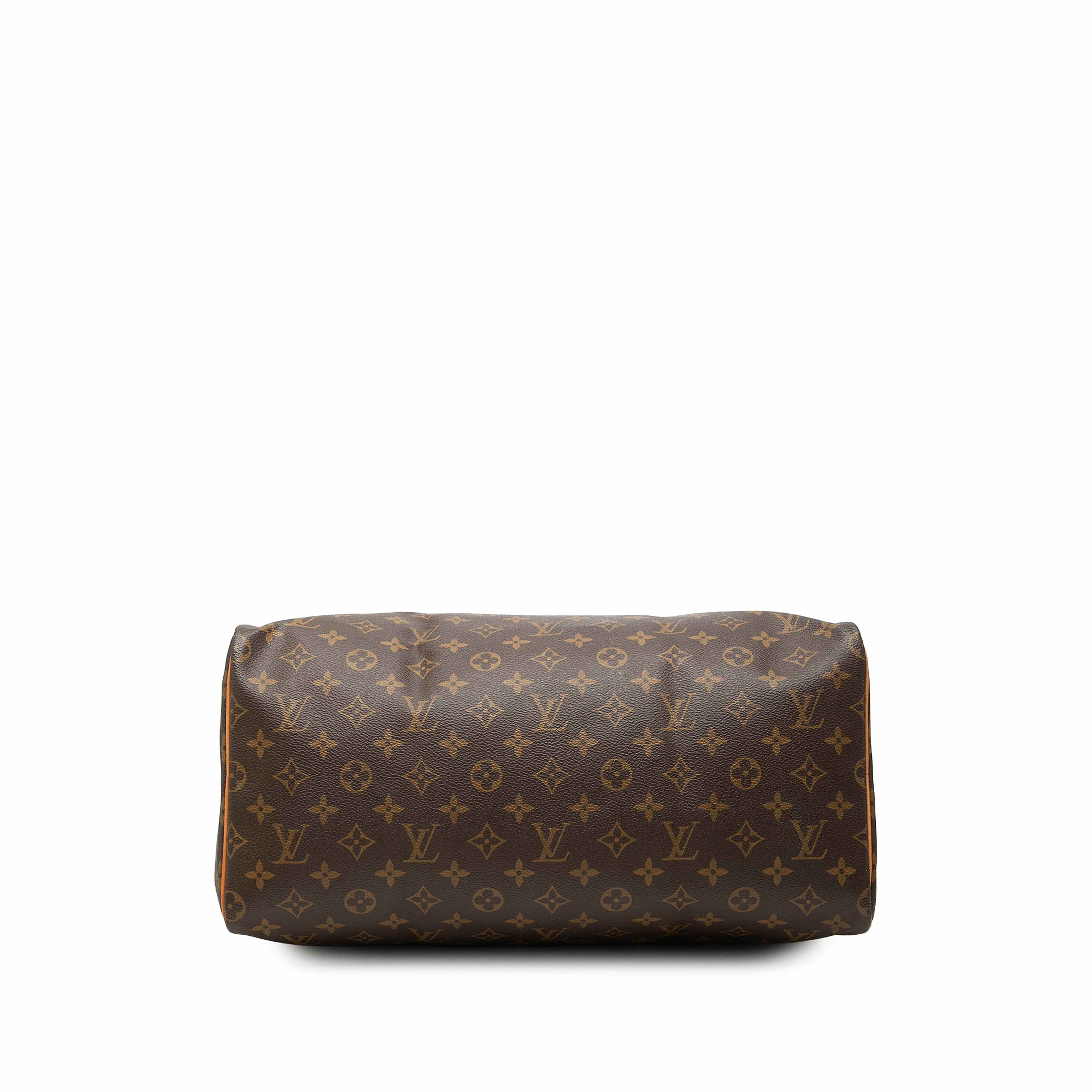 Louis Vuitton Monogram Speedy 40, från Luxclusif, i färgen brun. Klicka för att öppna bilden i stort format