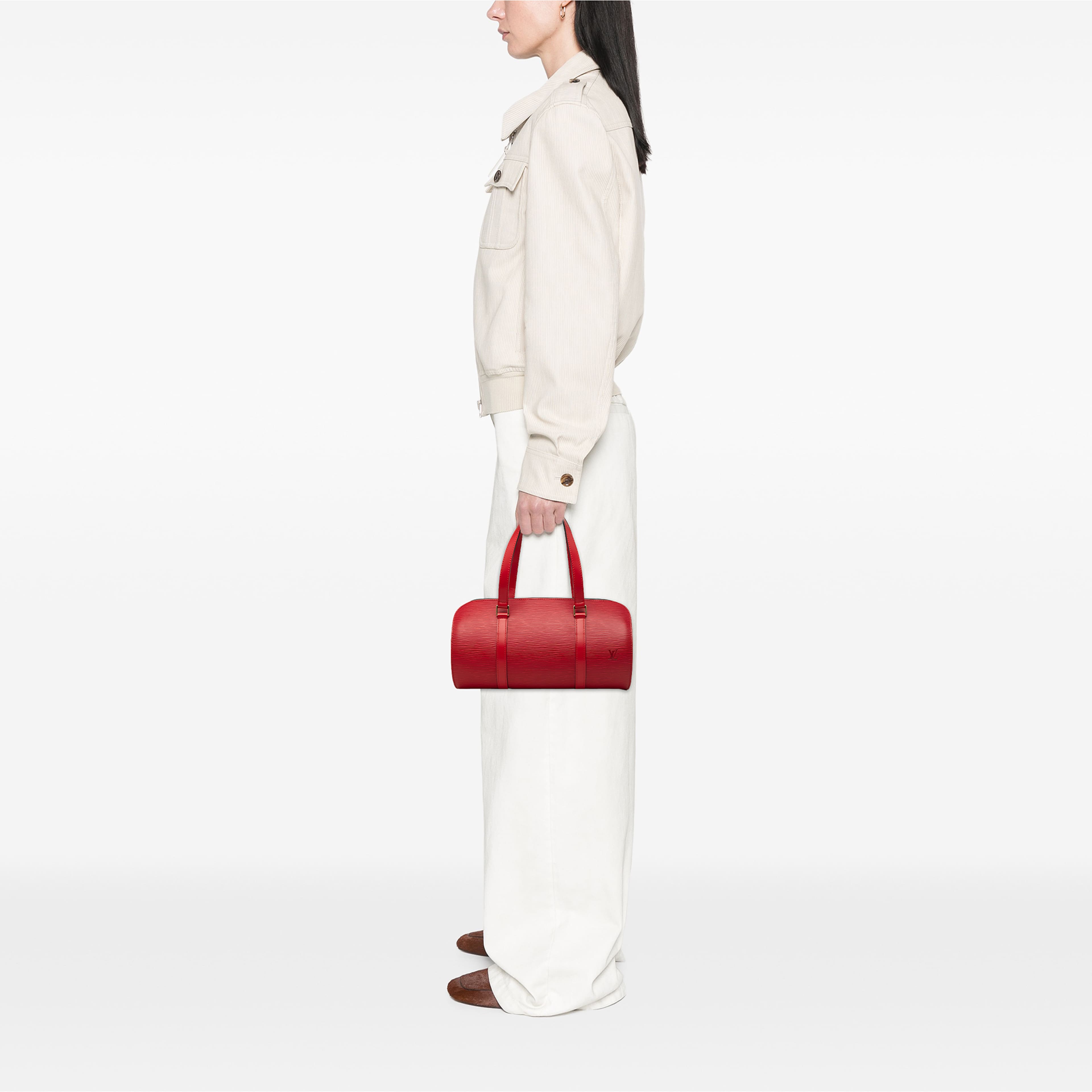 Louis Vuitton Epi Soufflot, från Luxclusif, i färgen röd. Klicka för att öppna bilden i stort format